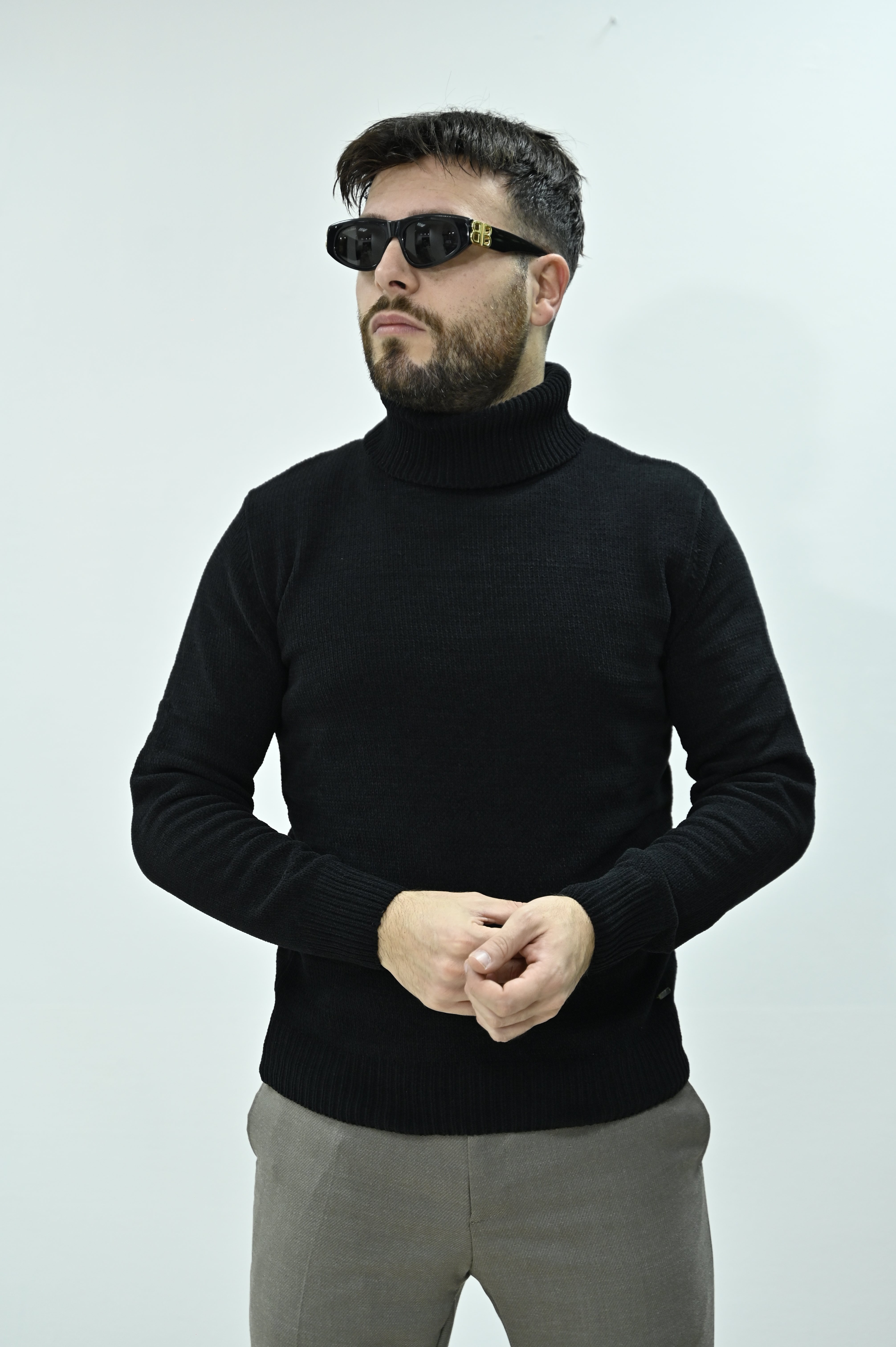 Dolcevita Gianni Lupo ciniglia nero