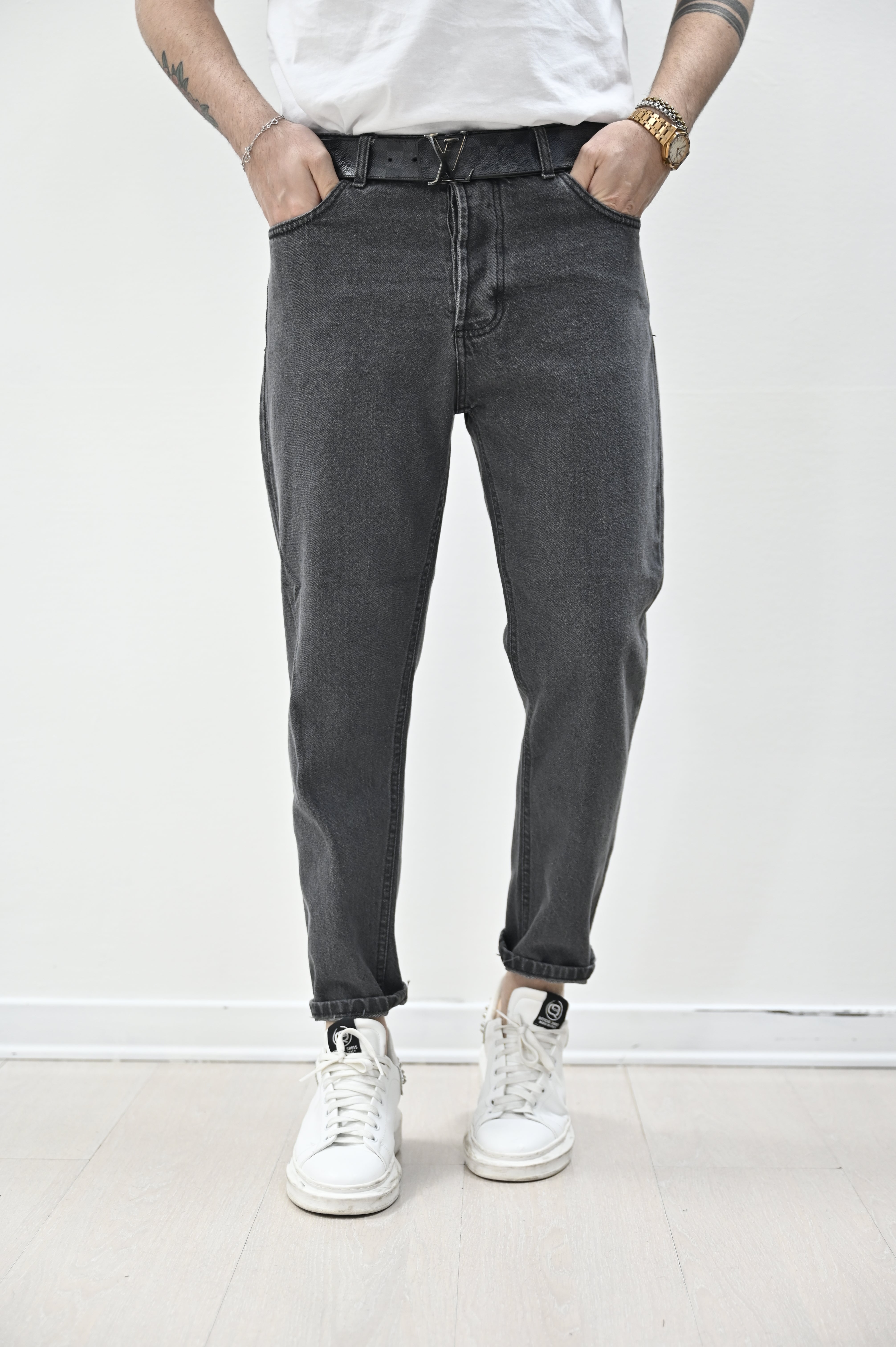 Jeans grigio basic