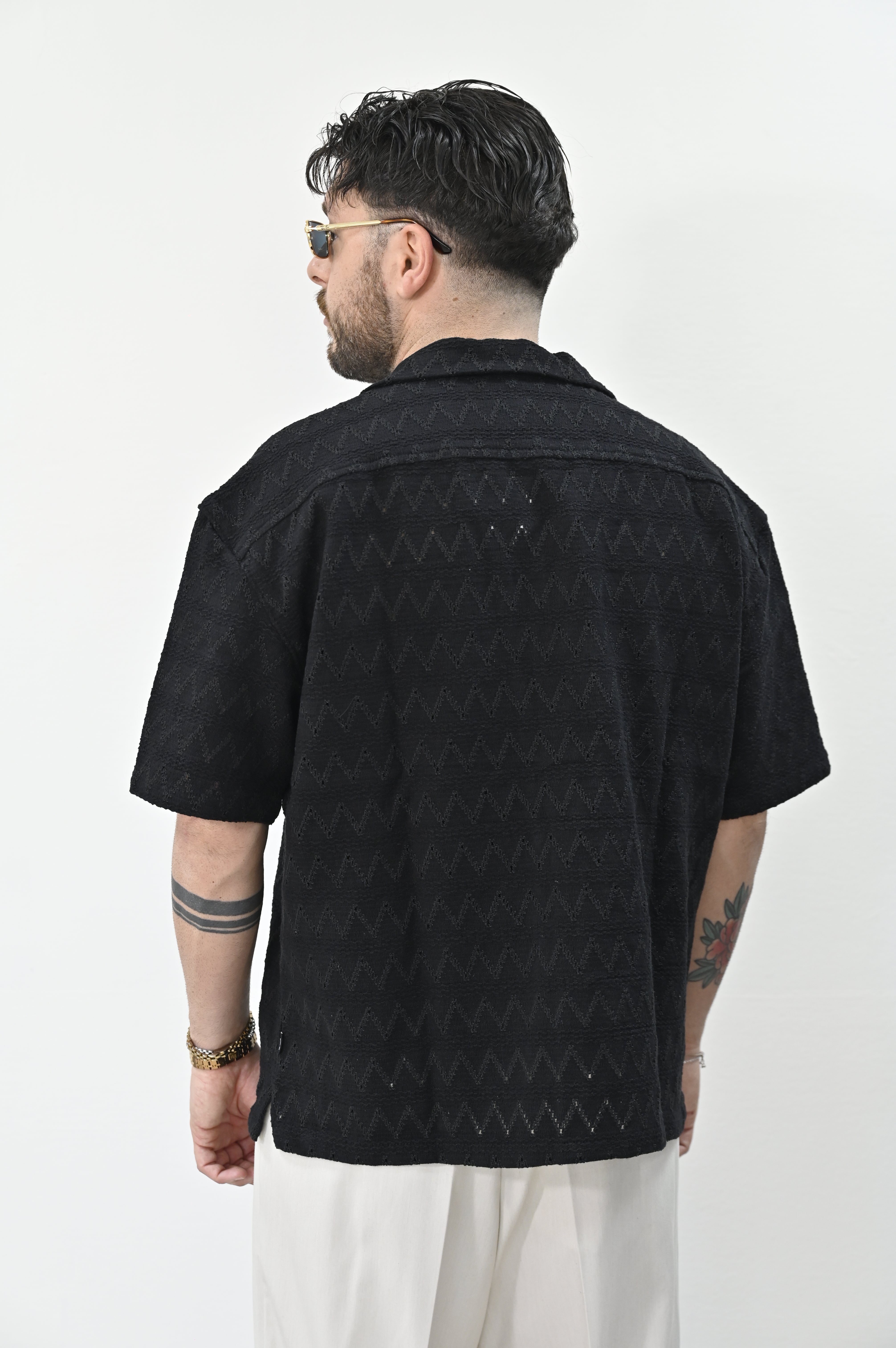 Overshirt art. Upton nero