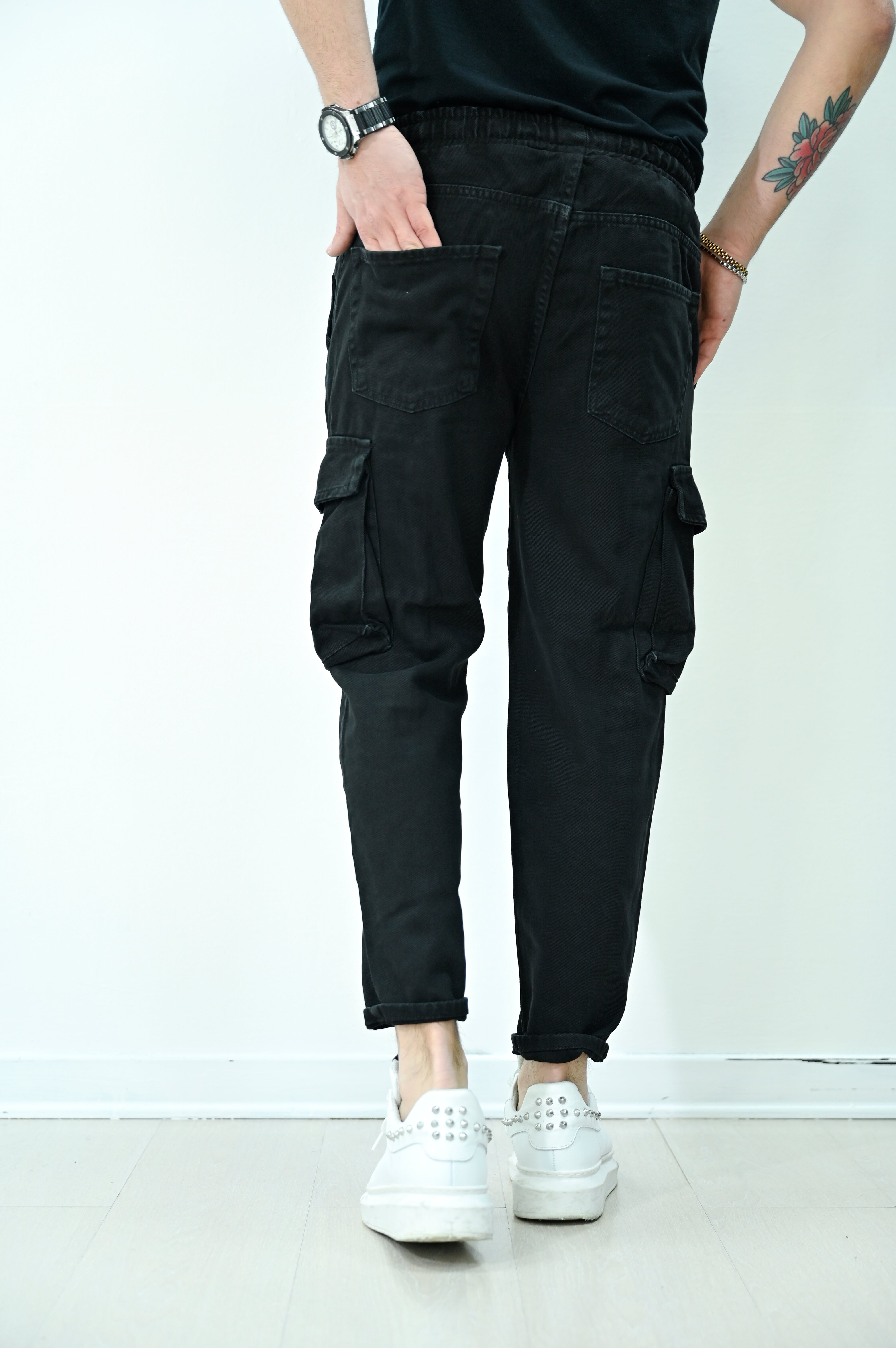Jeans tasconato nero