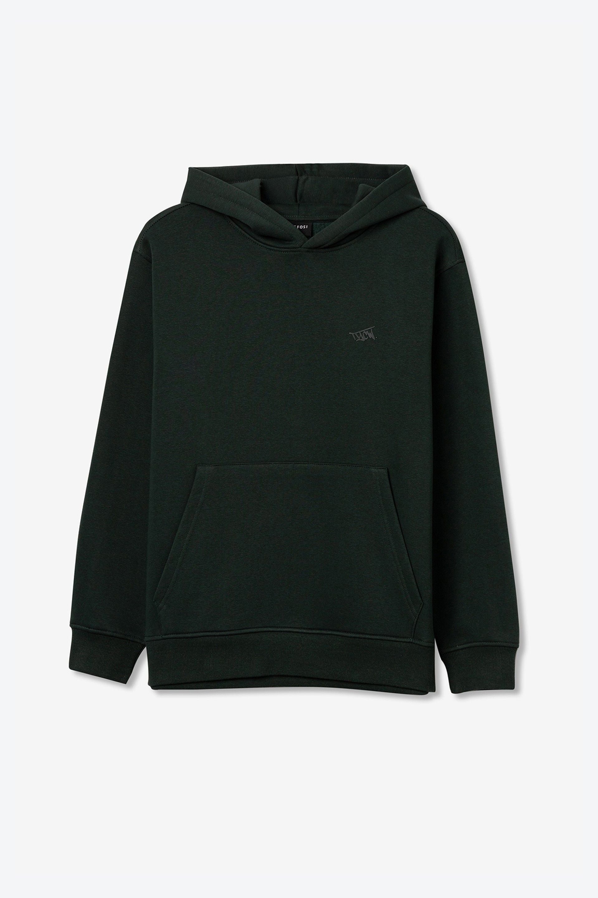 Felpa basic verde Tiffosi