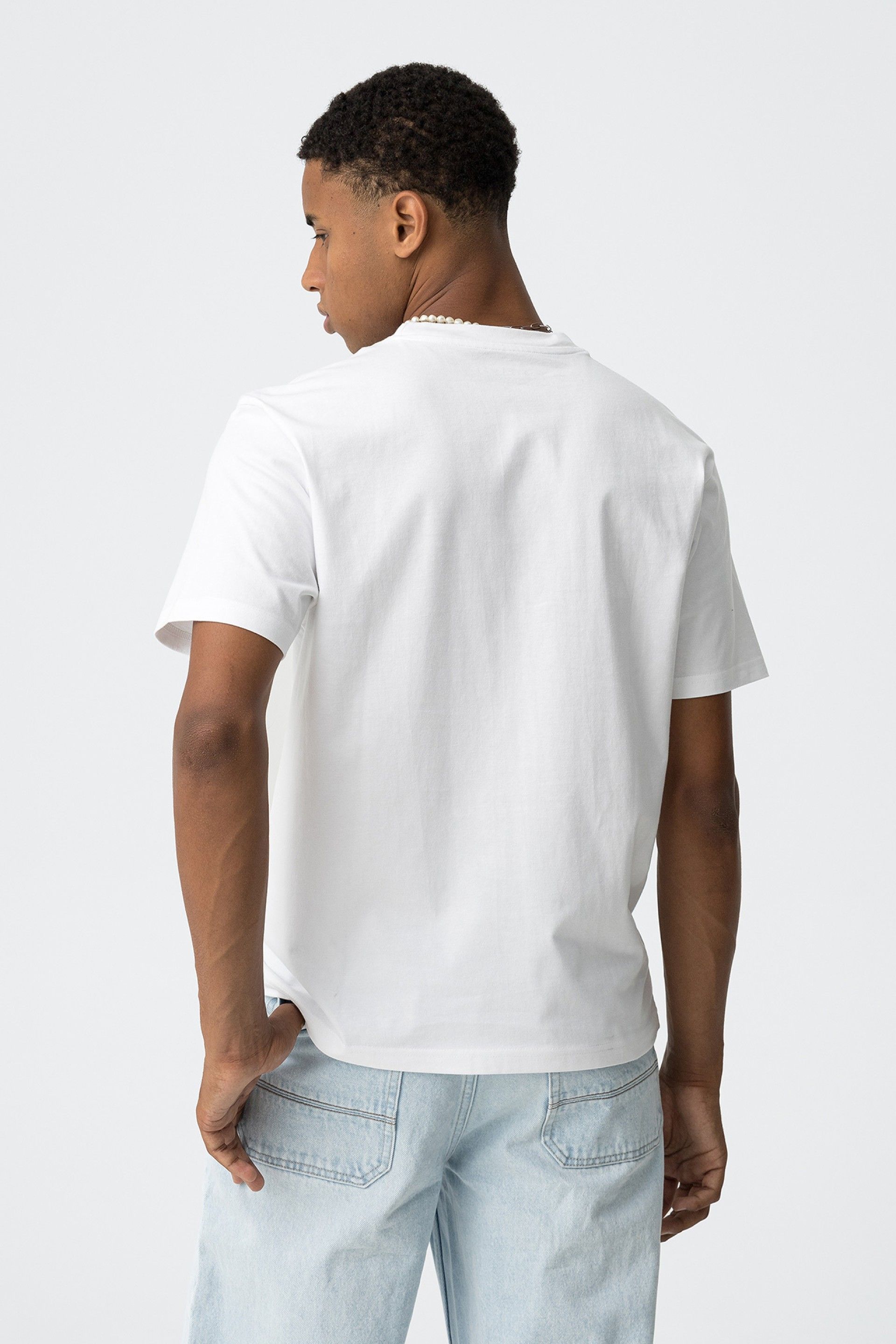 T-shirt boxy fit bianca Tiffosi