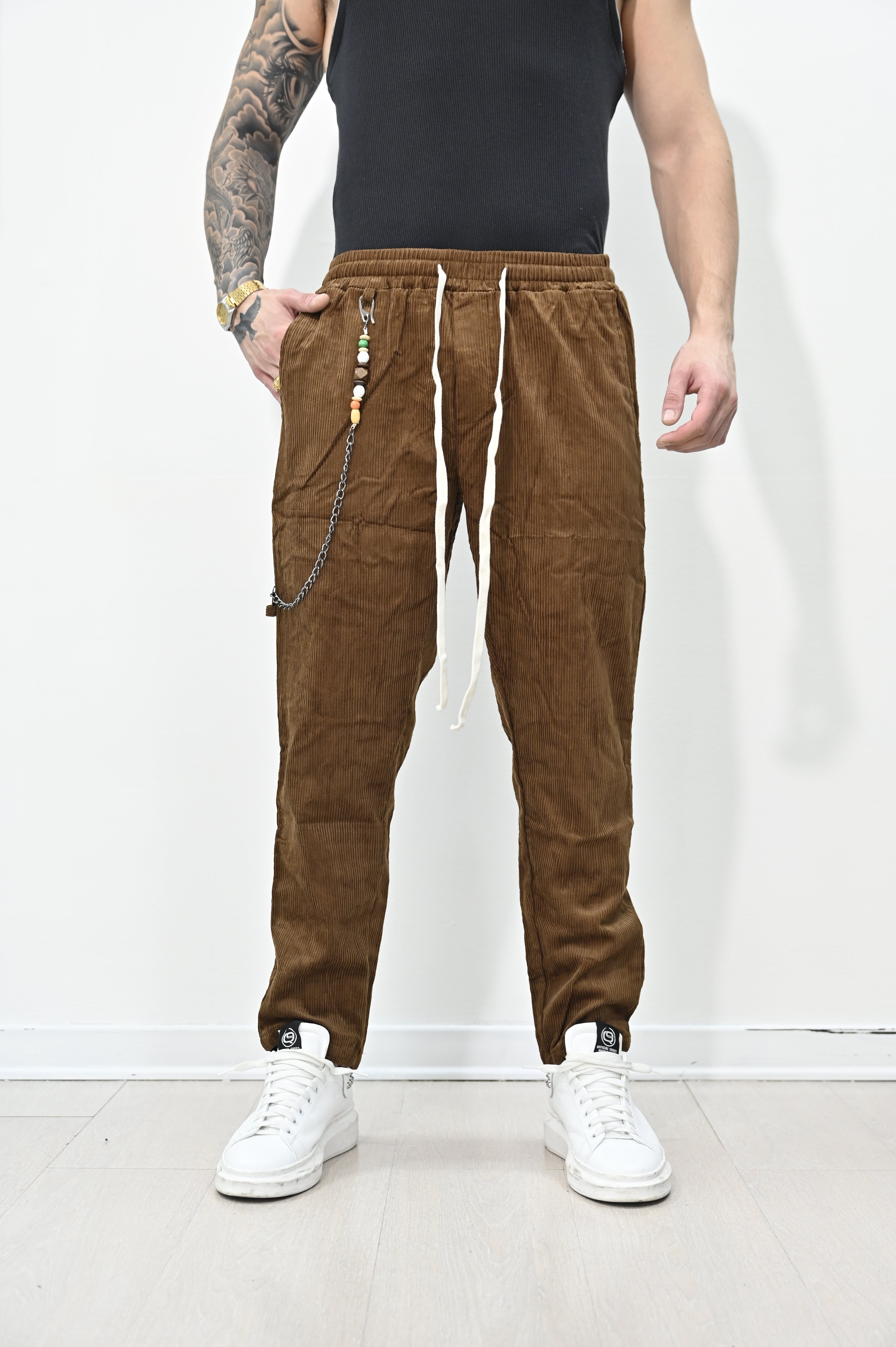 Pantalaccio velluto camel