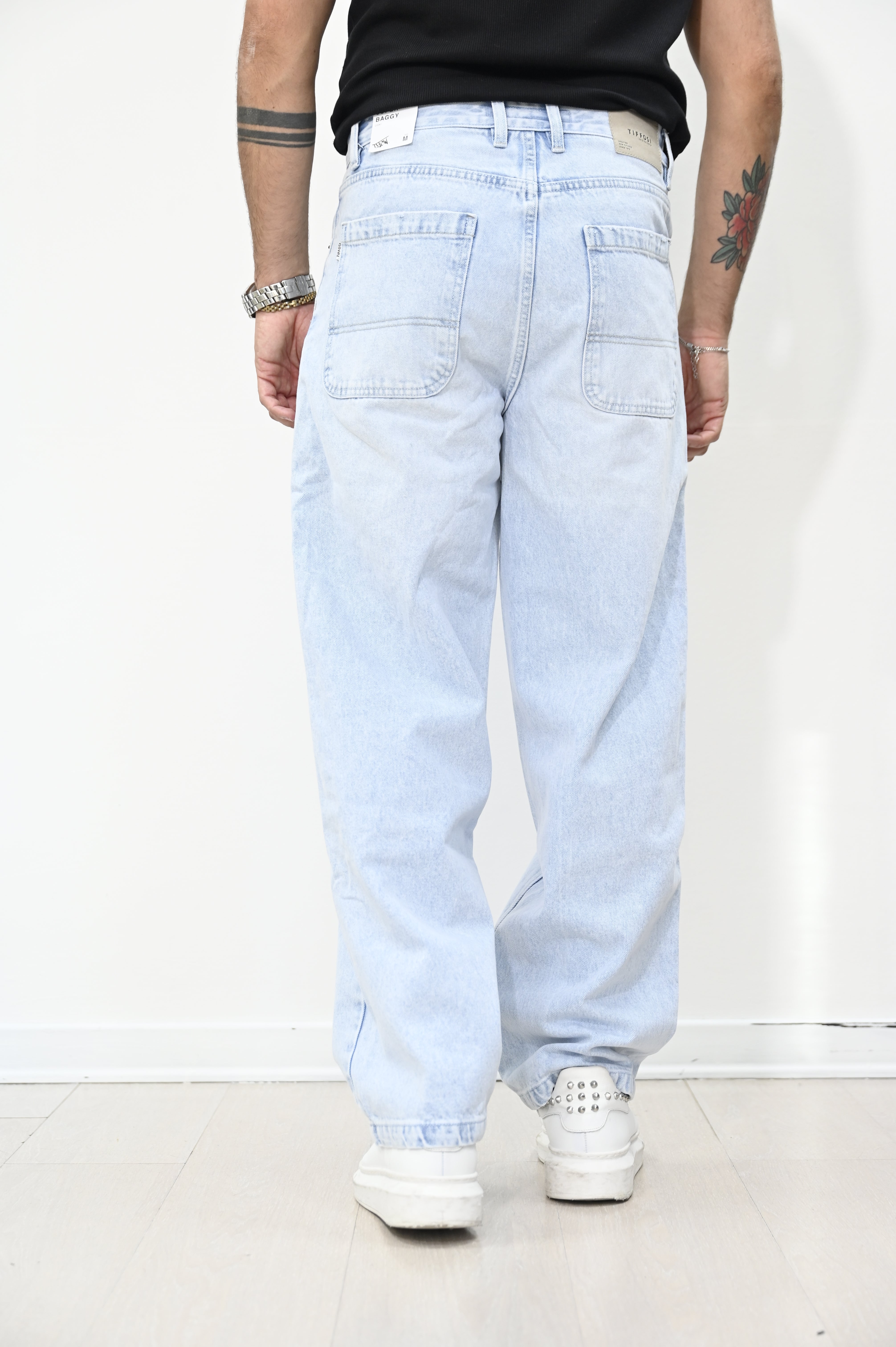 Jeans baggy chiaro Tiffosi