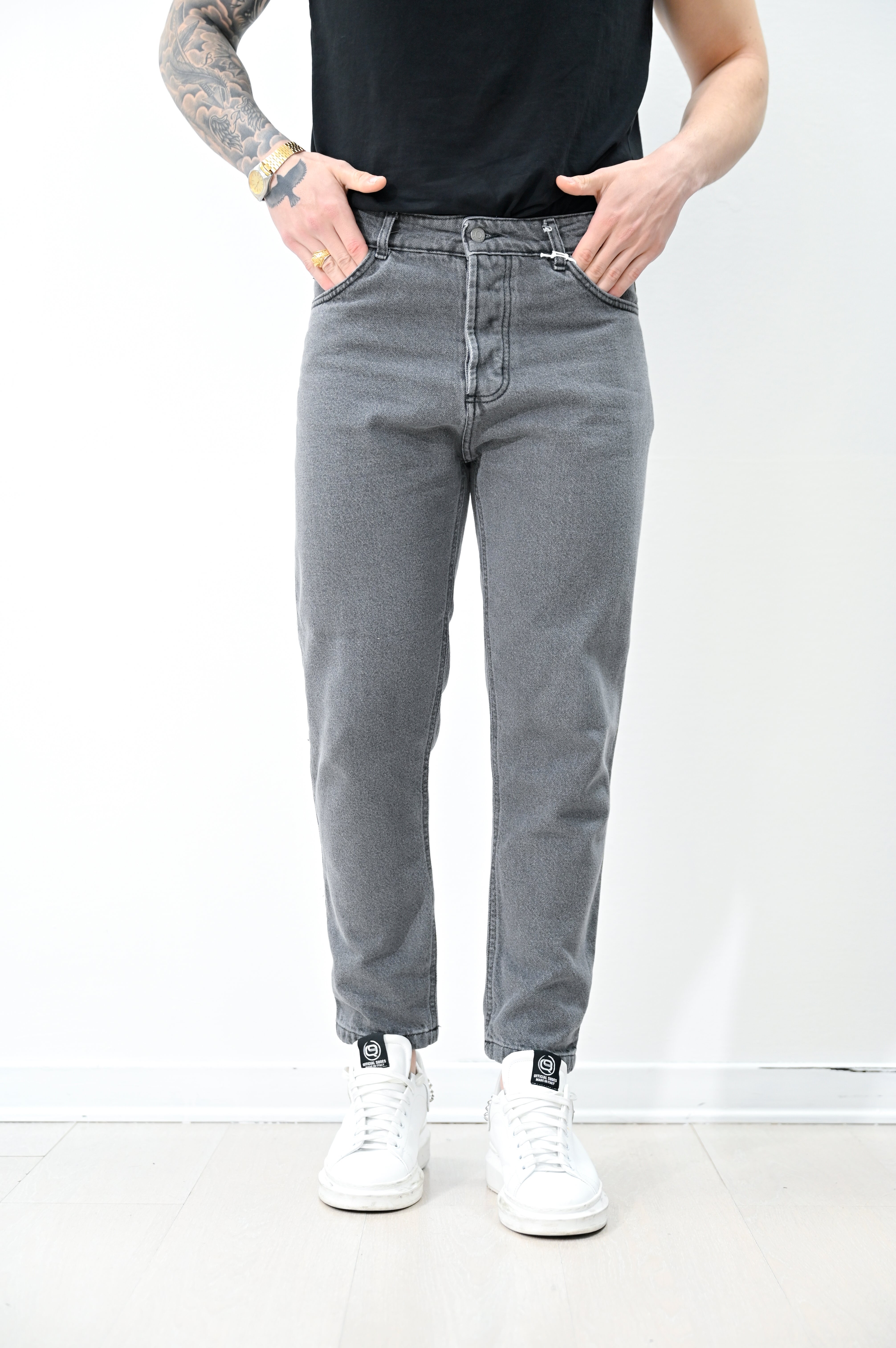 Jeans grigio basic