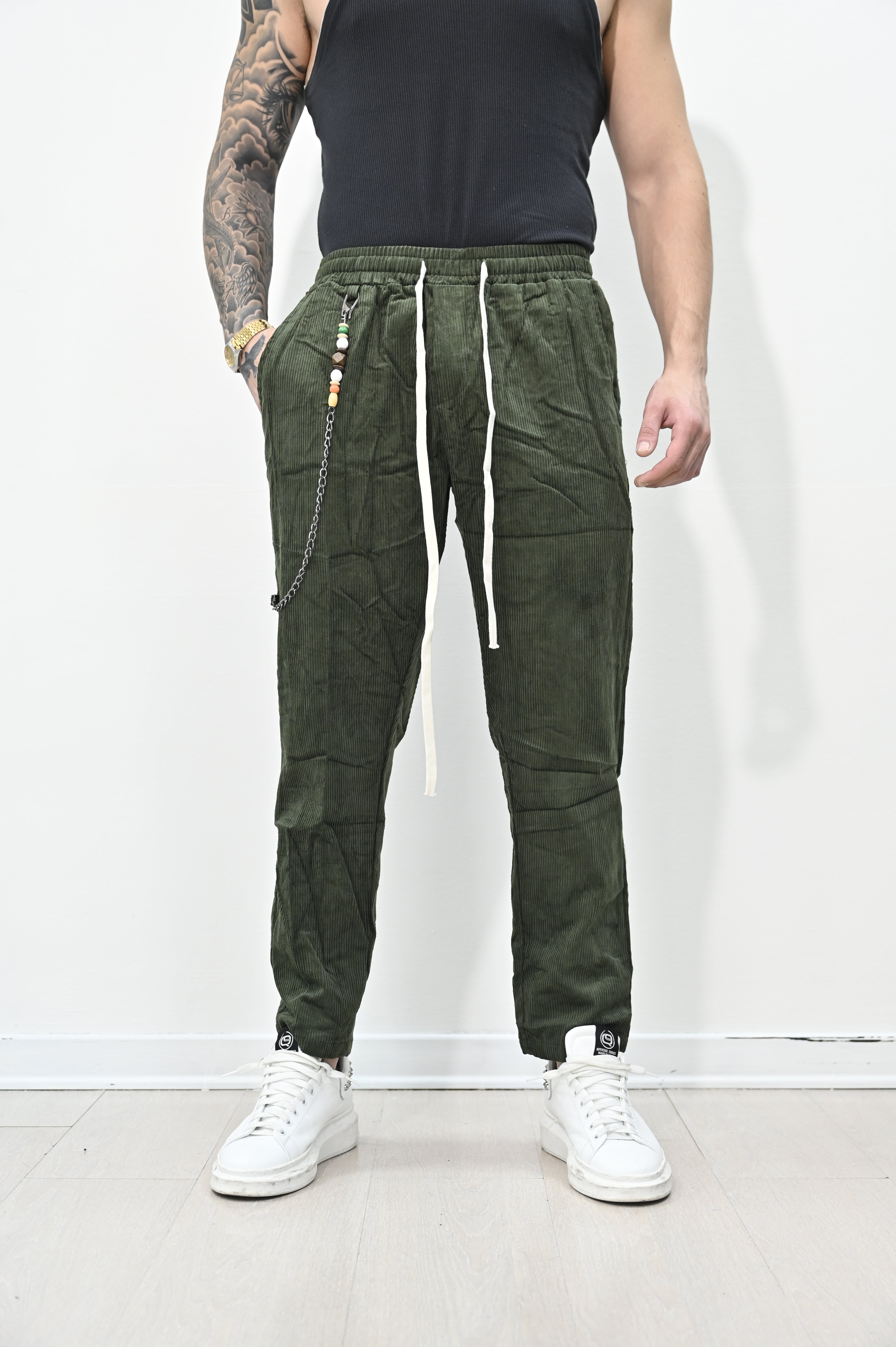 Pantalaccio velluto verde