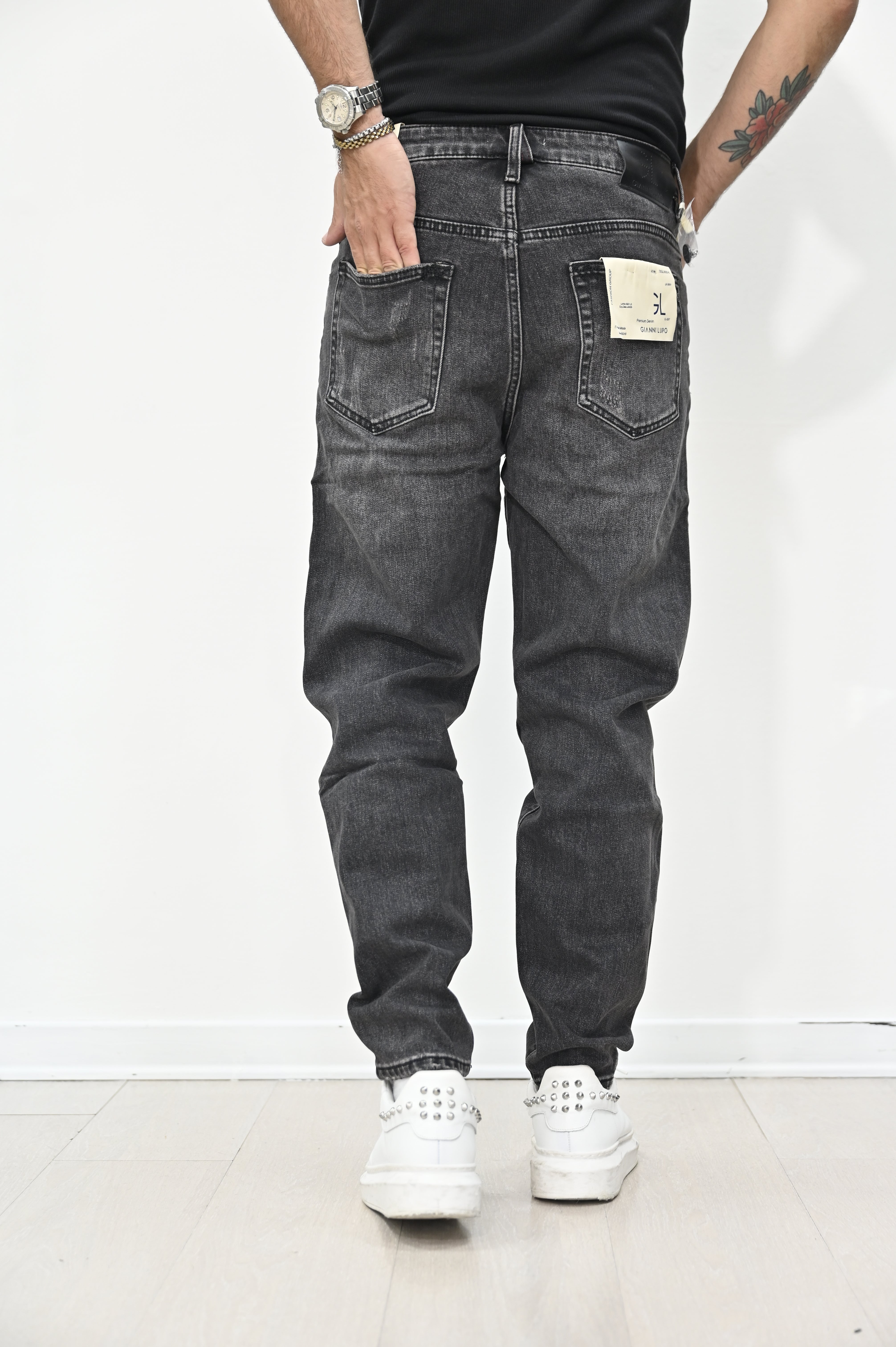 Jeans grigio Gianni Lupo