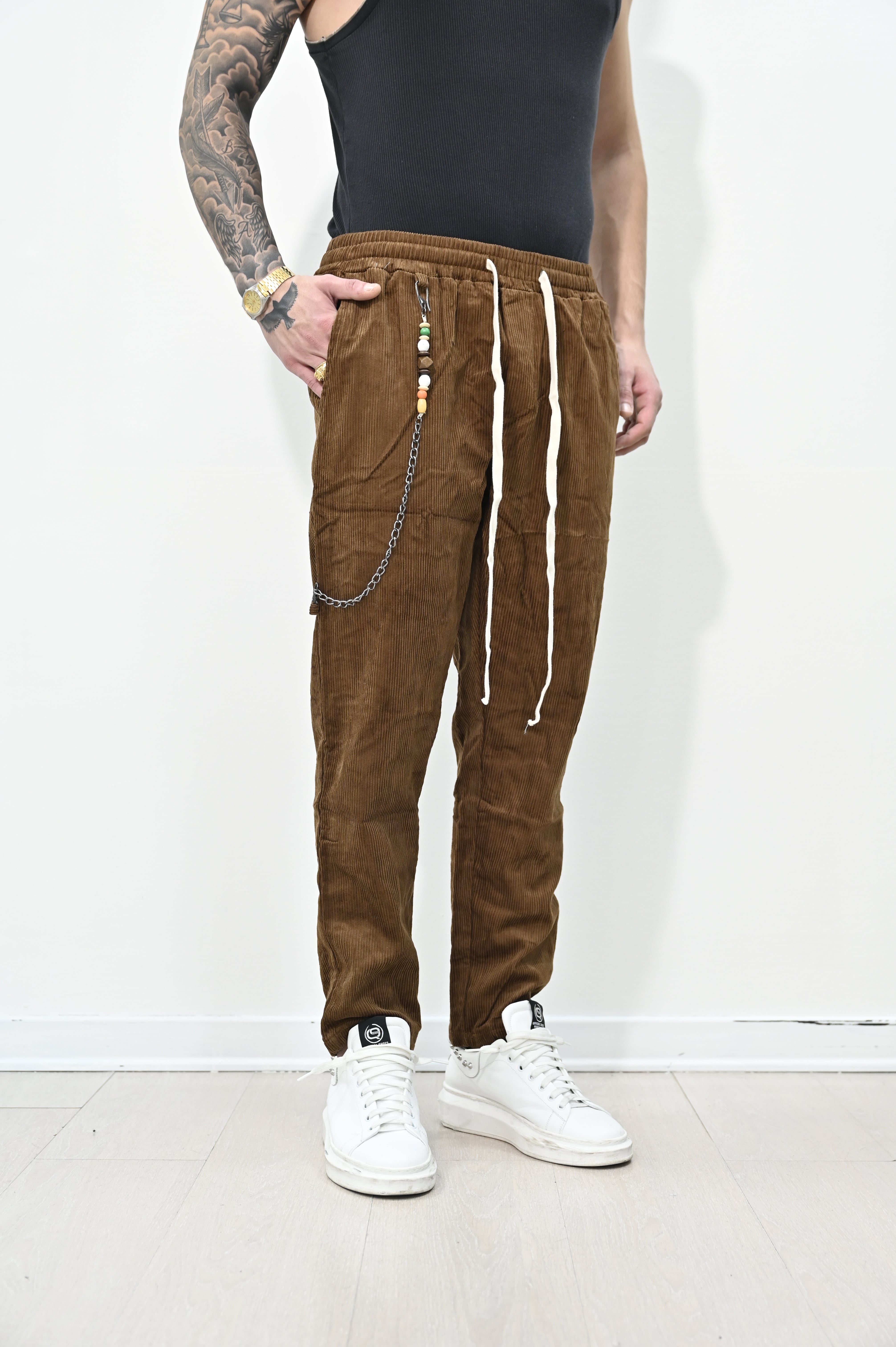 Pantalaccio velluto camel