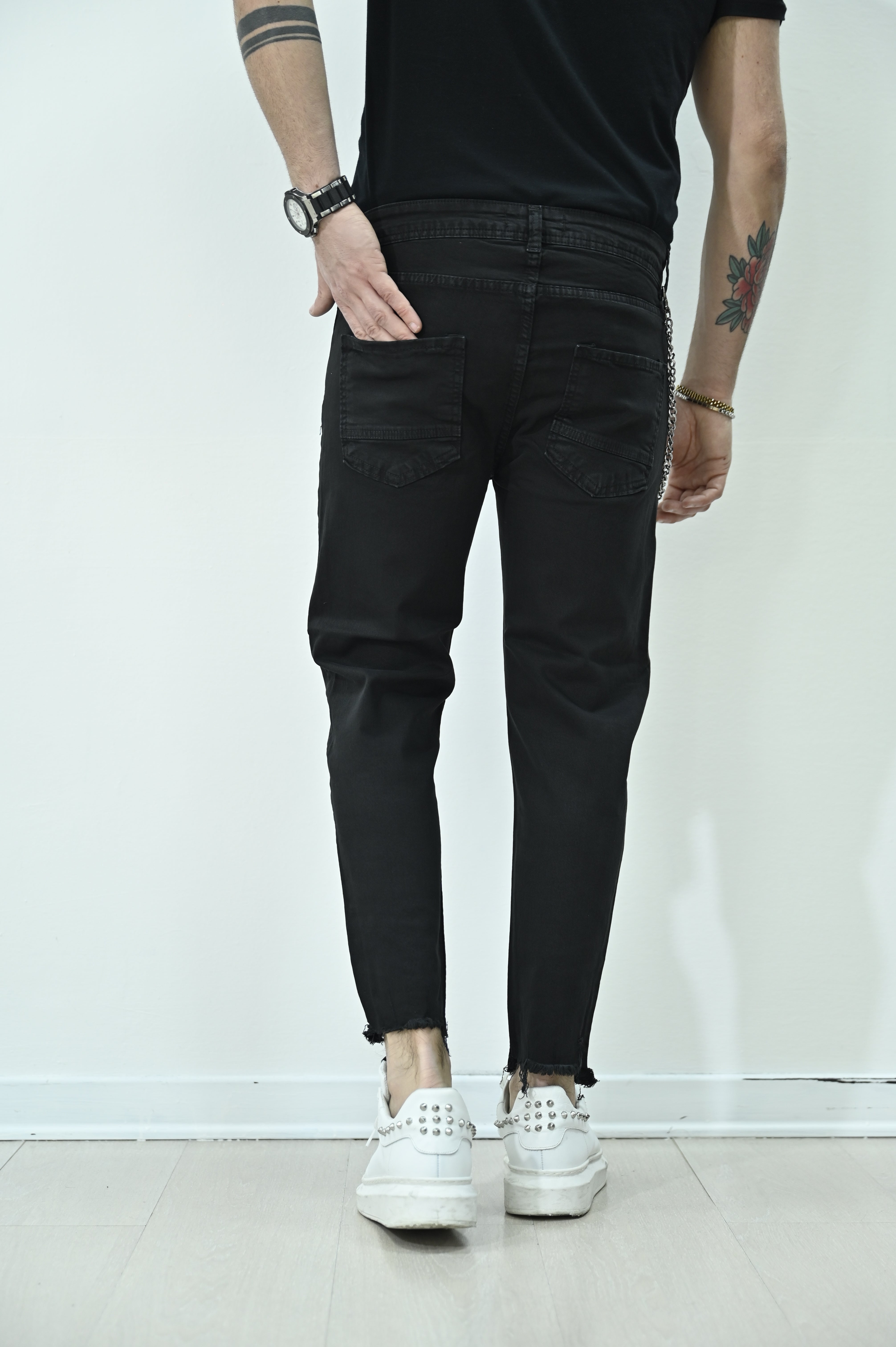 Jeans nero slim