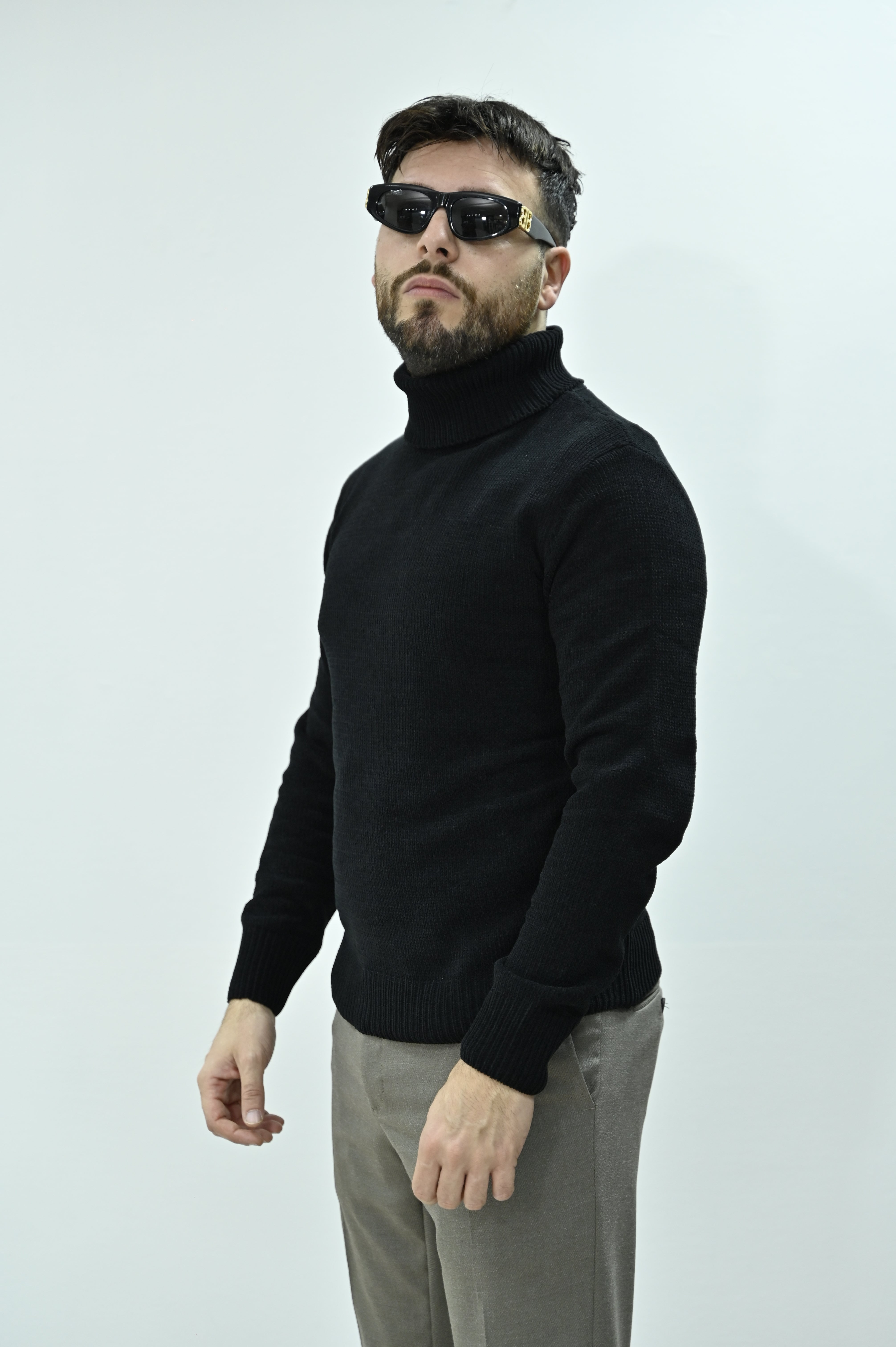 Dolcevita Gianni Lupo ciniglia nero