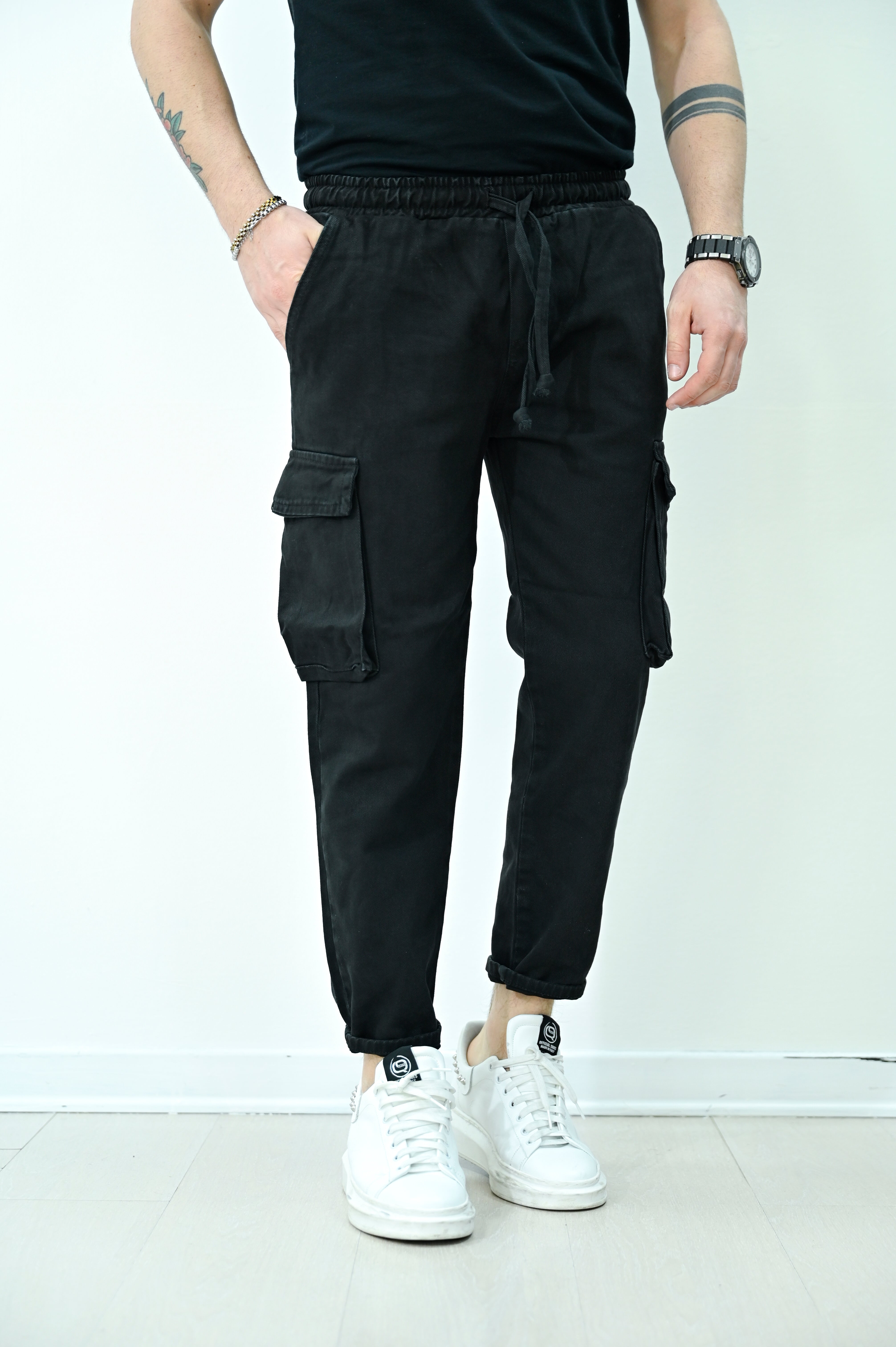 Jeans tasconato nero