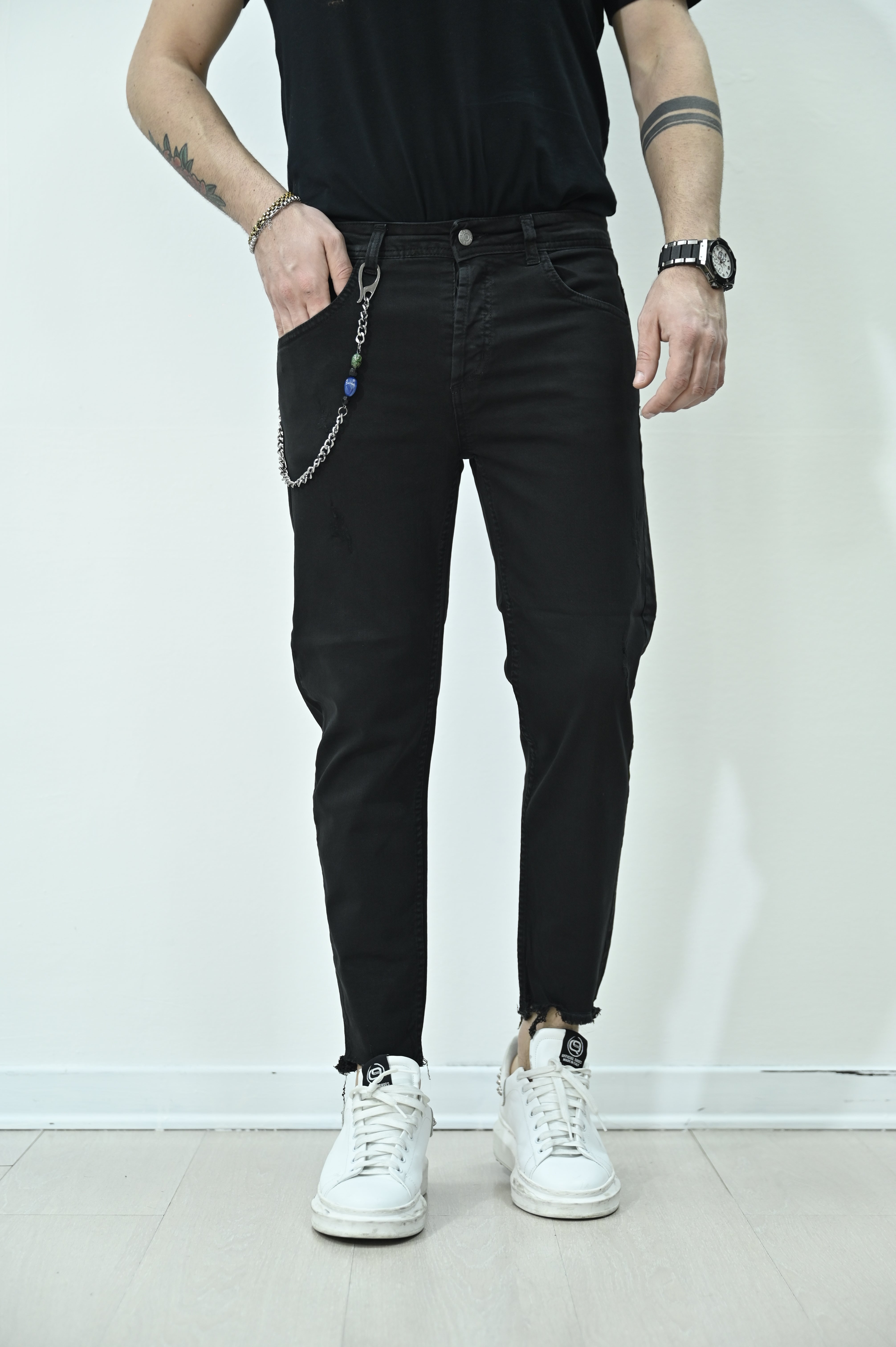 Jeans nero slim