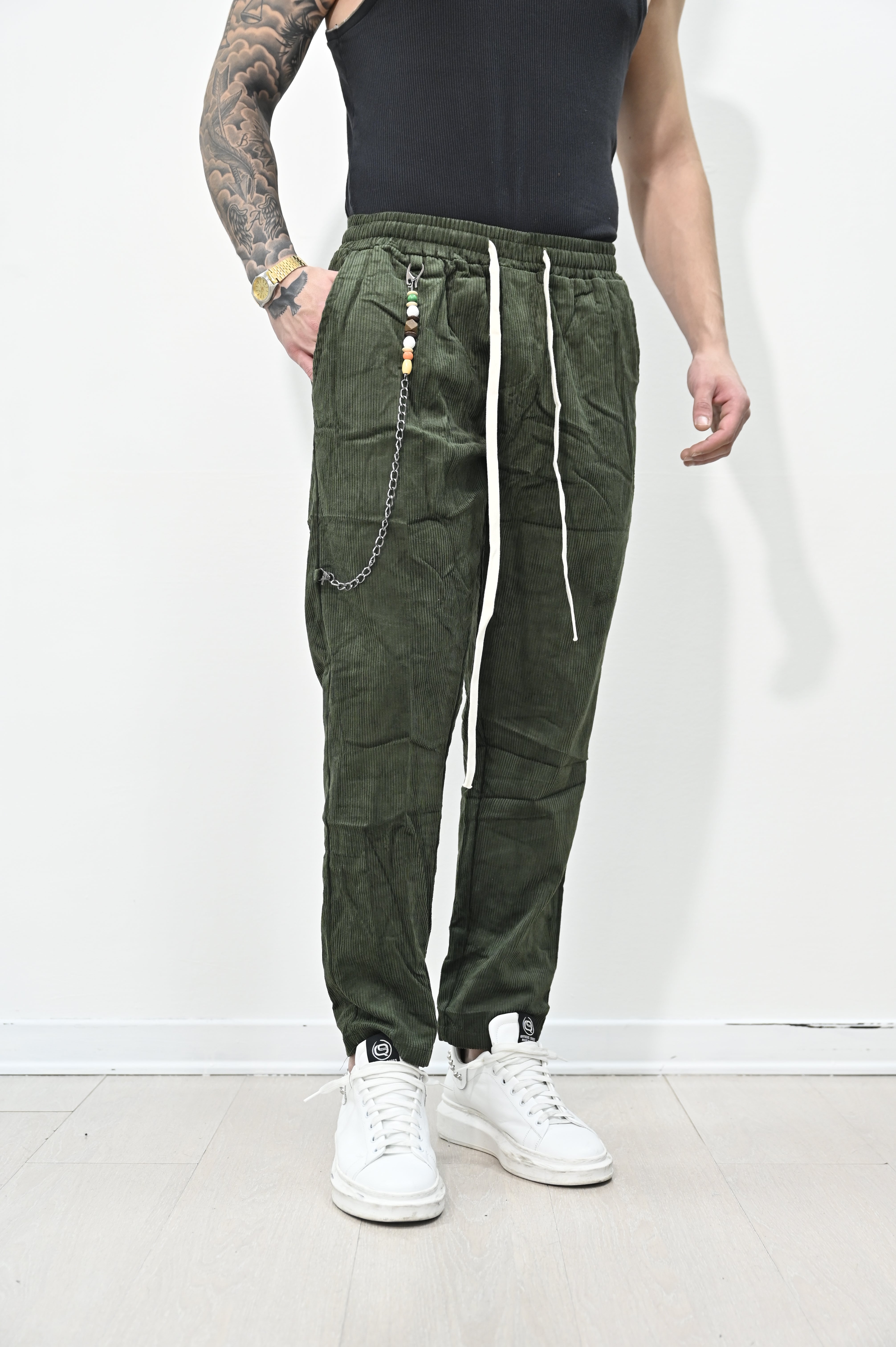 Pantalaccio velluto verde