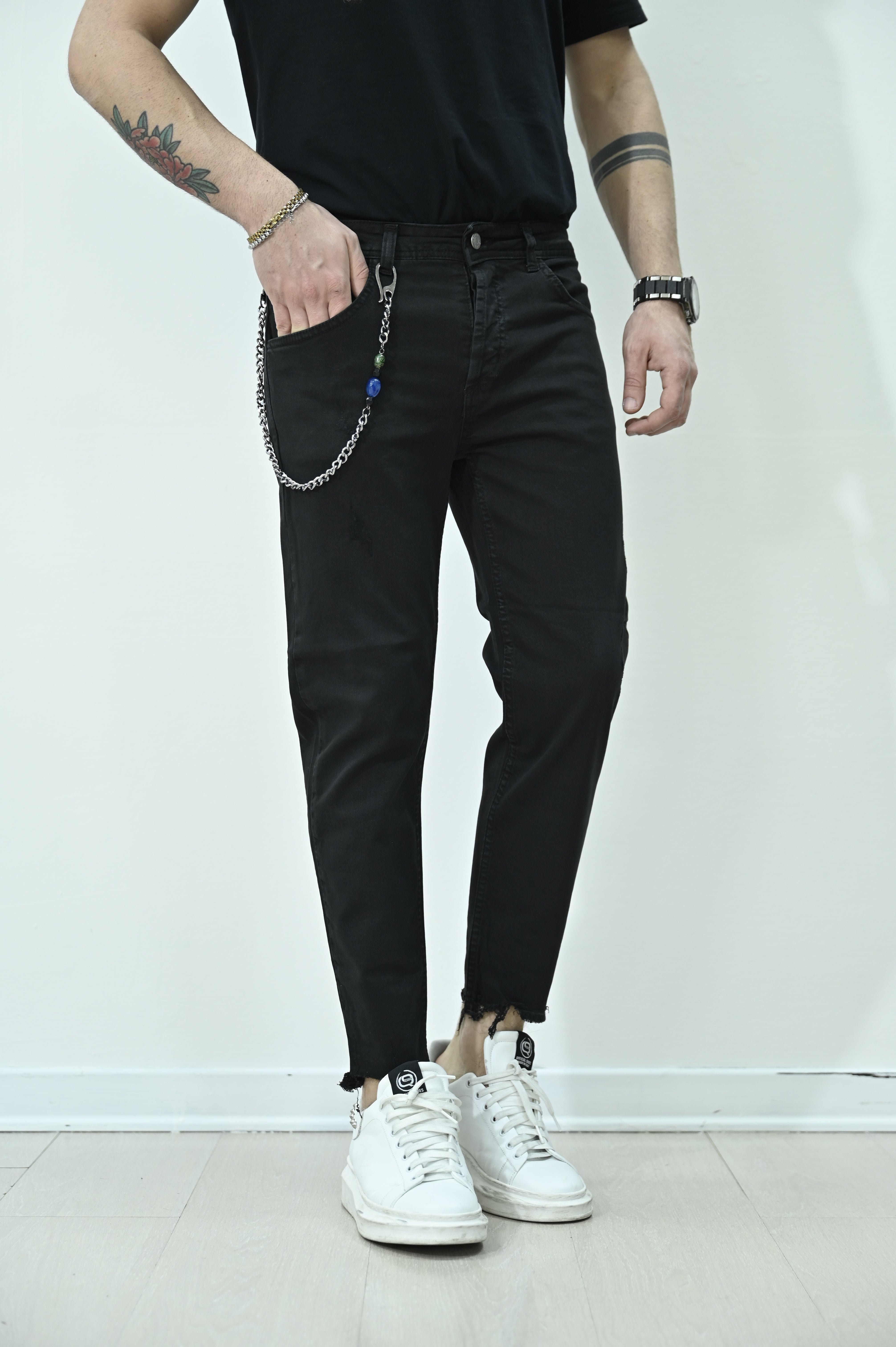 Jeans nero slim