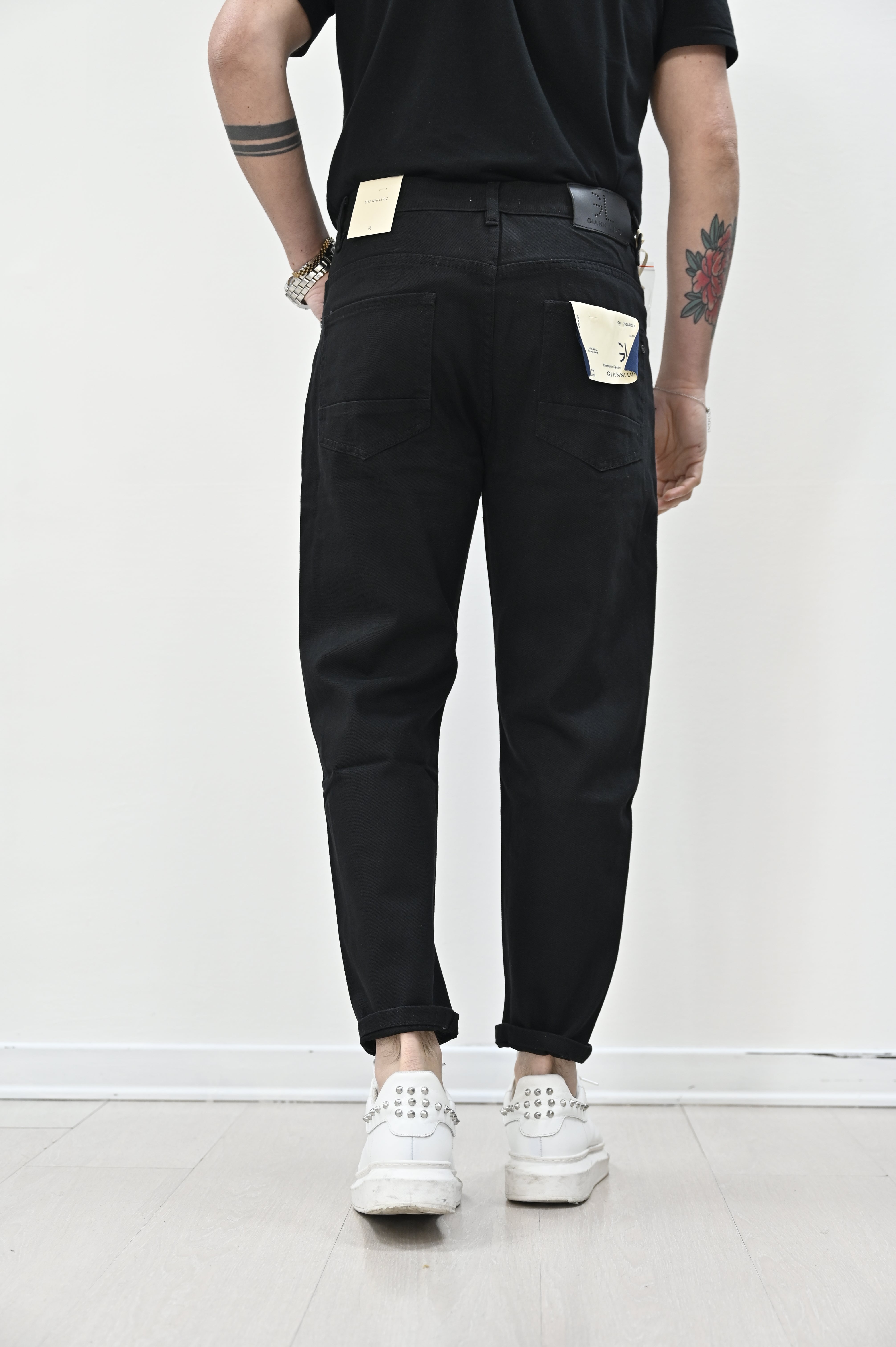 Jeans art. Cooper Carrot Gianni lupo nero