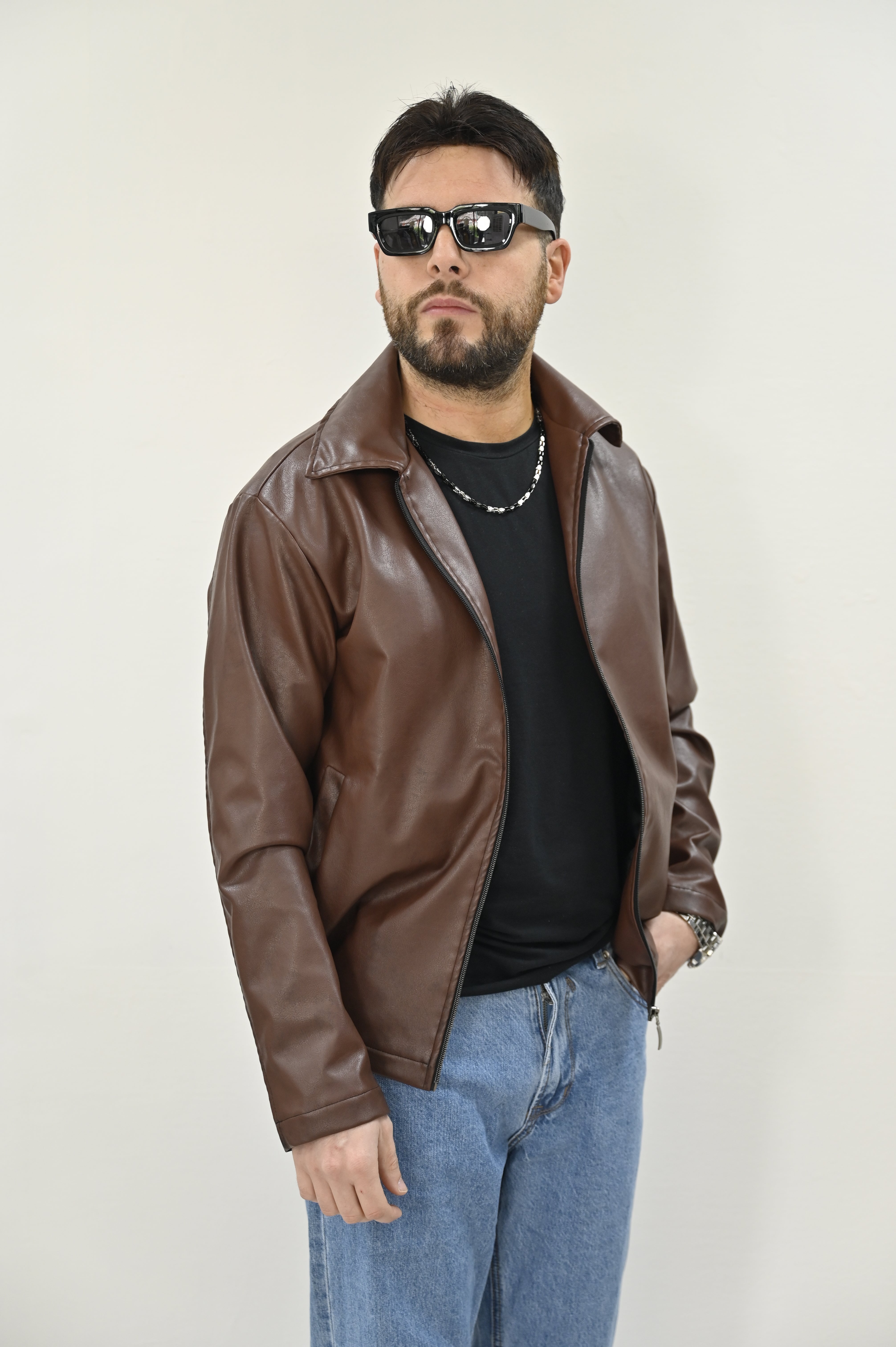 Giacca crop coffe archive