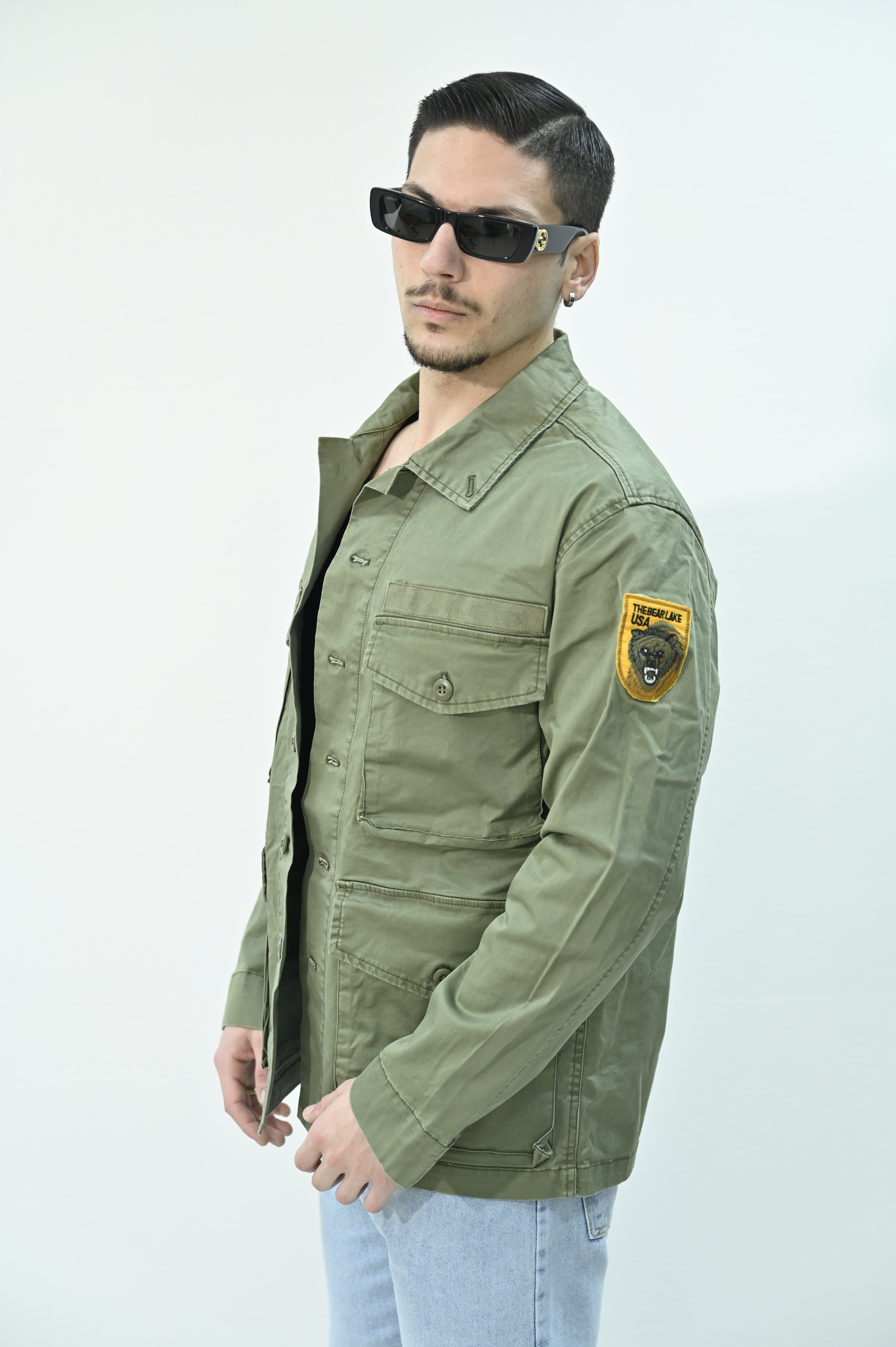 Giacca sahariana Verde