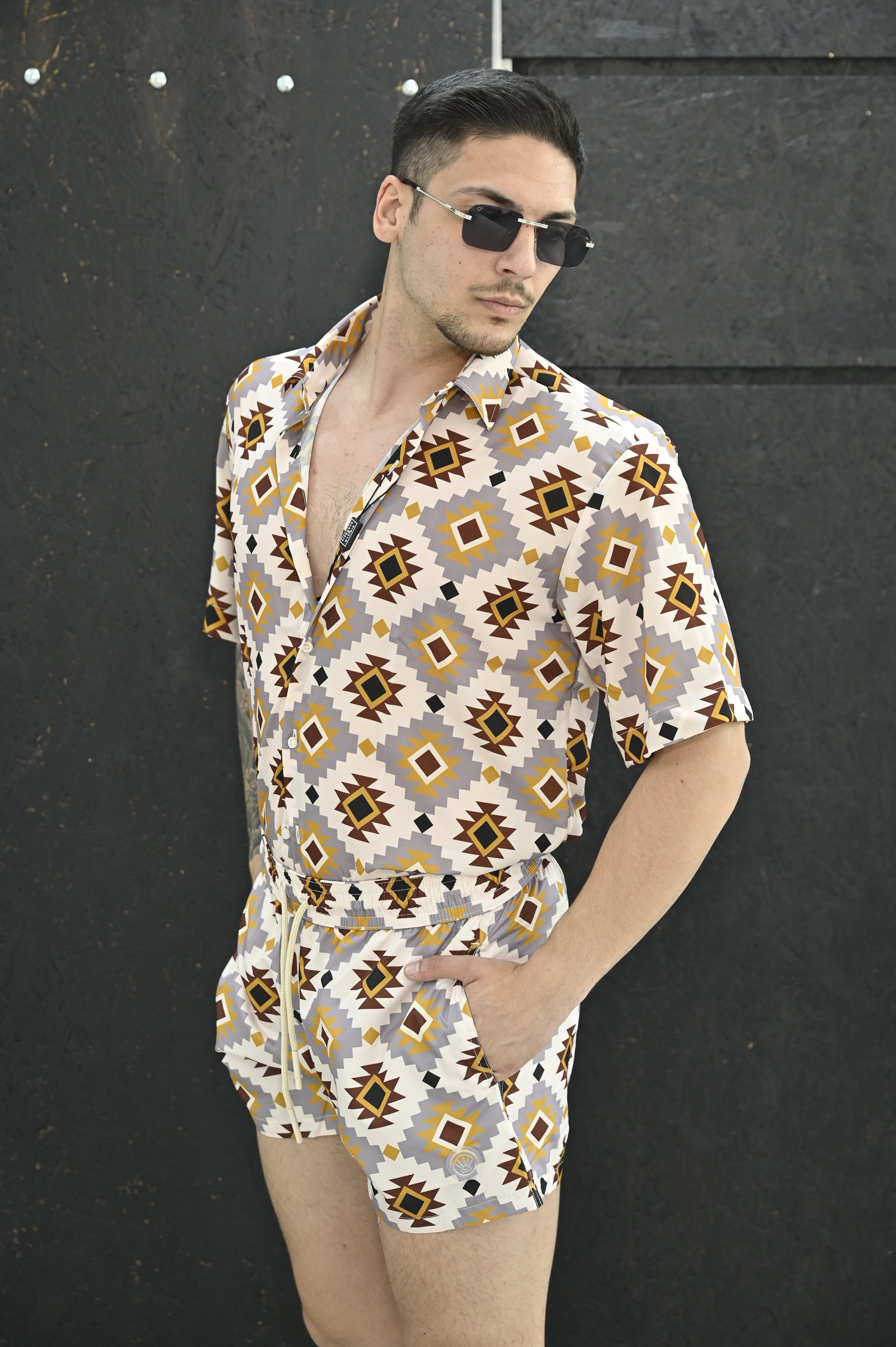 Camicia marracash island coco