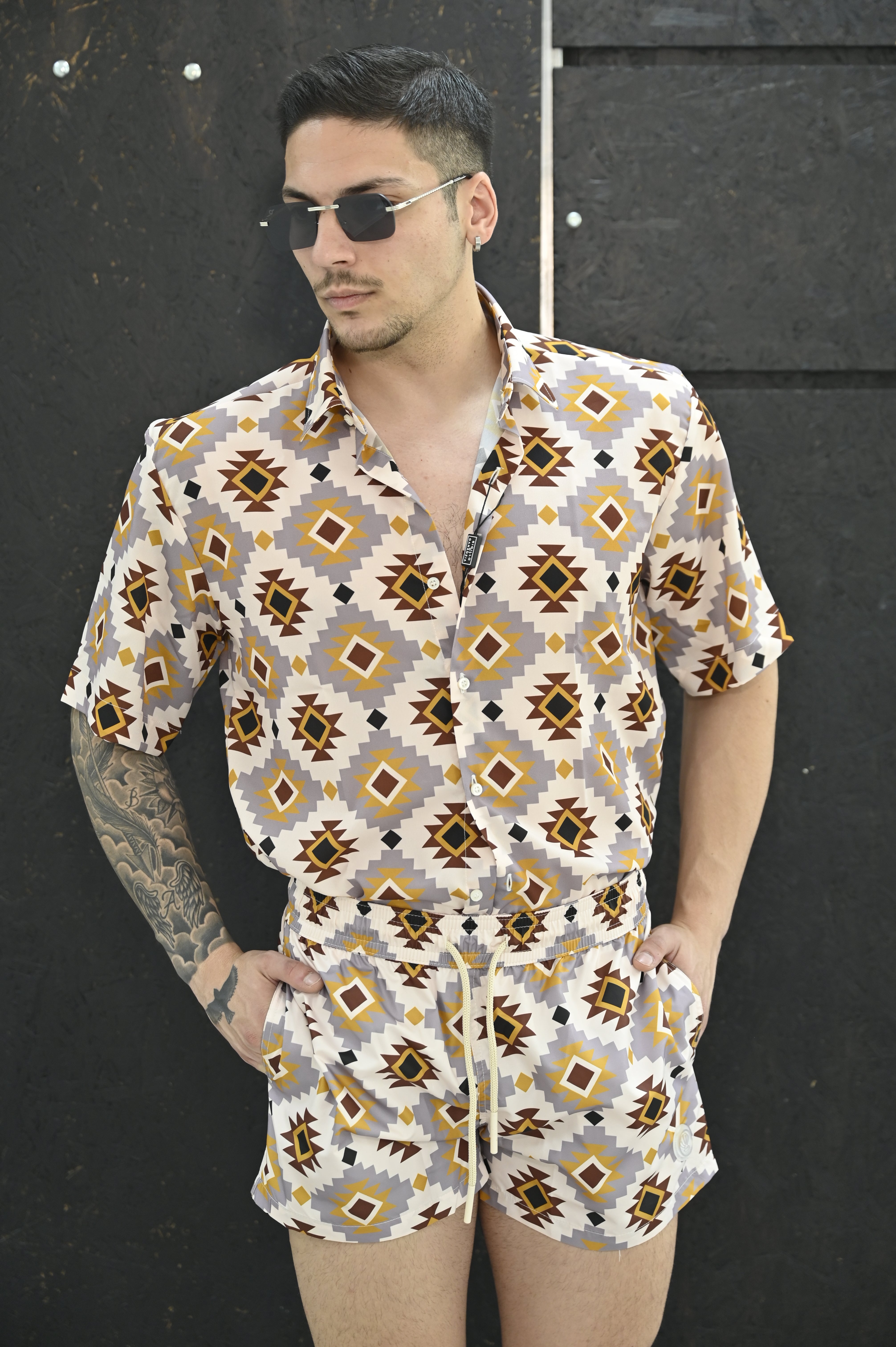 Camicia marracash island coco