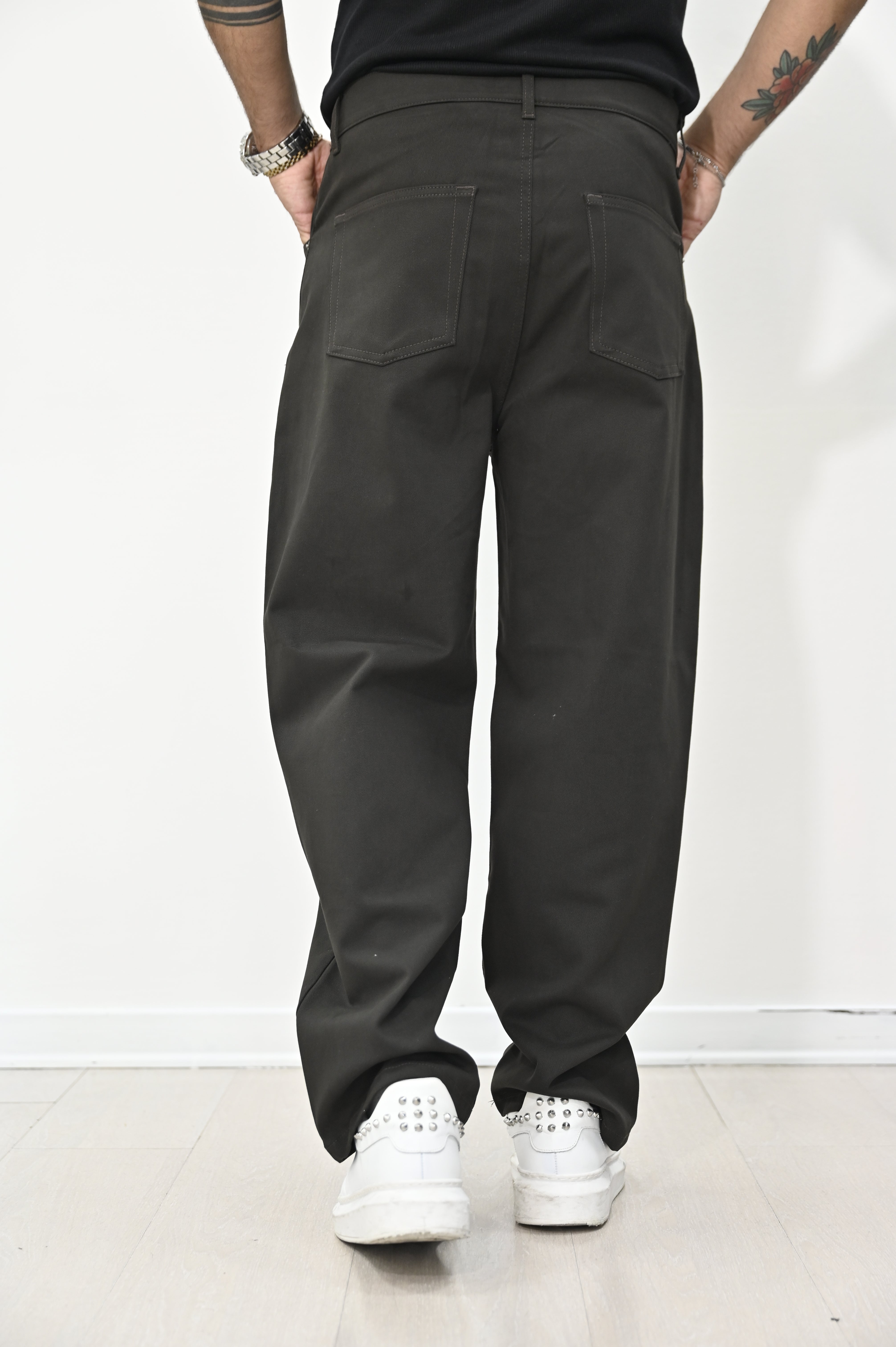 Pantalone bull denim moro Nope