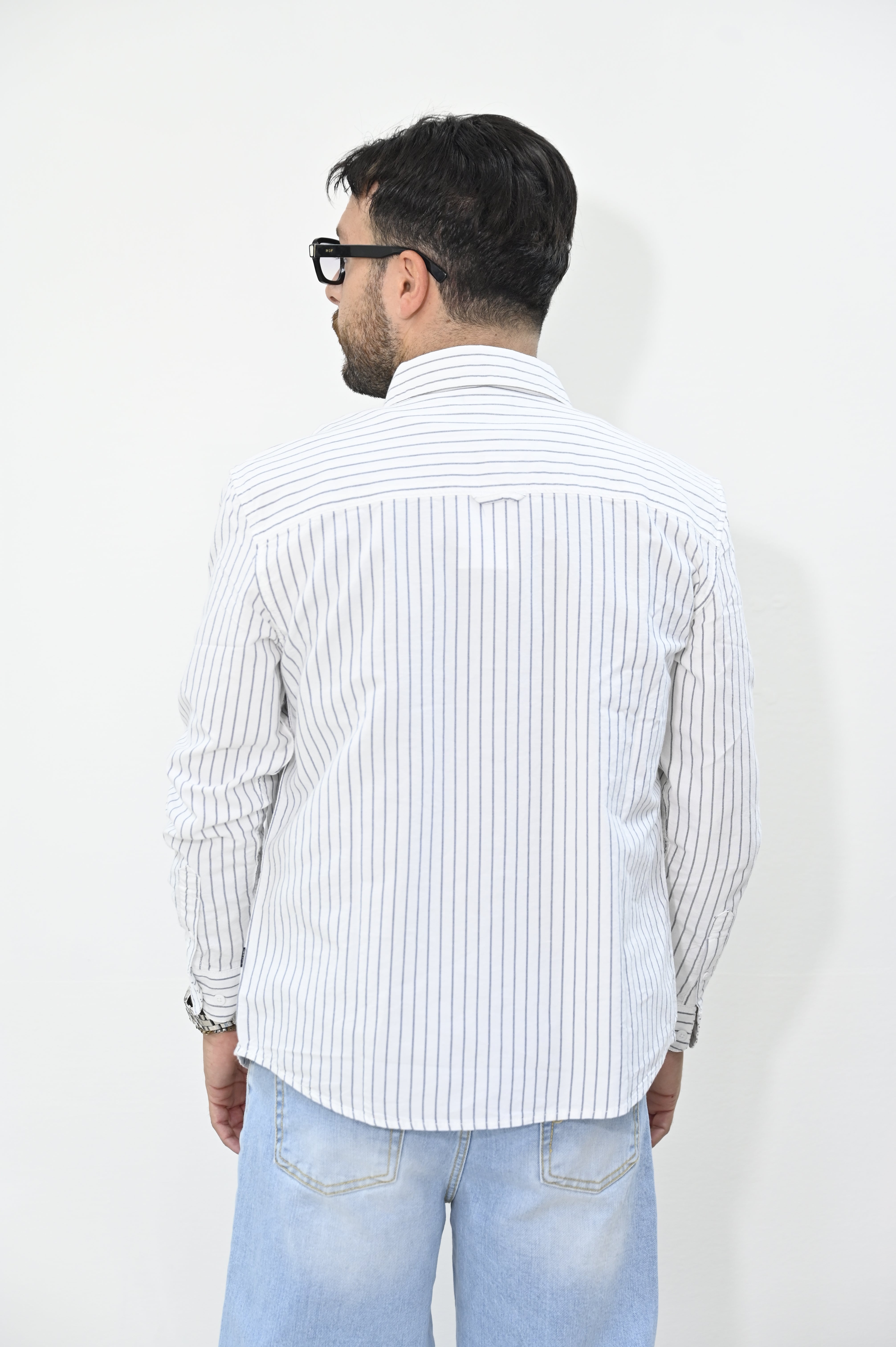 Camicia righe bianca Tiffosi