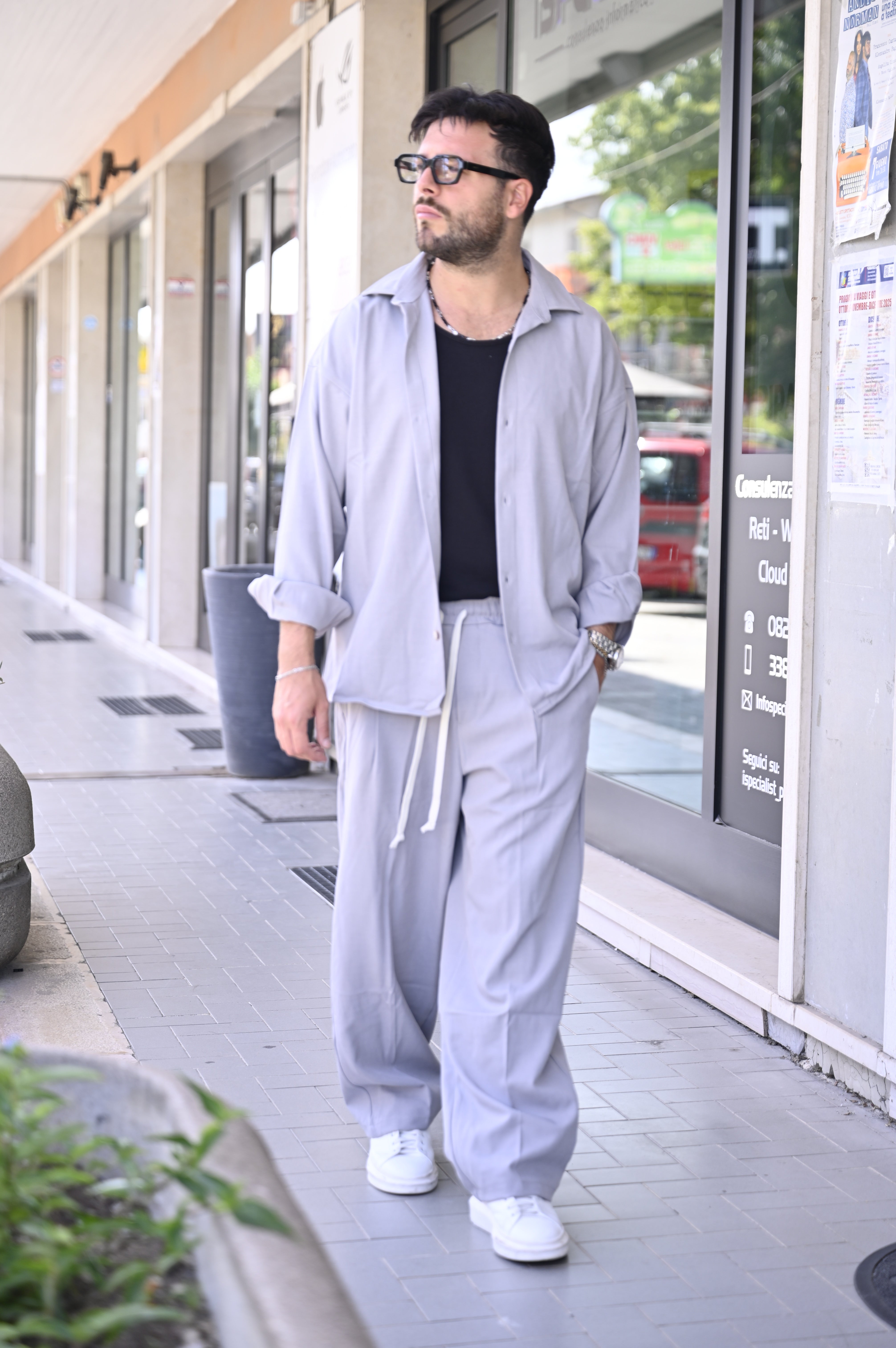 Coordinato easy grigio
