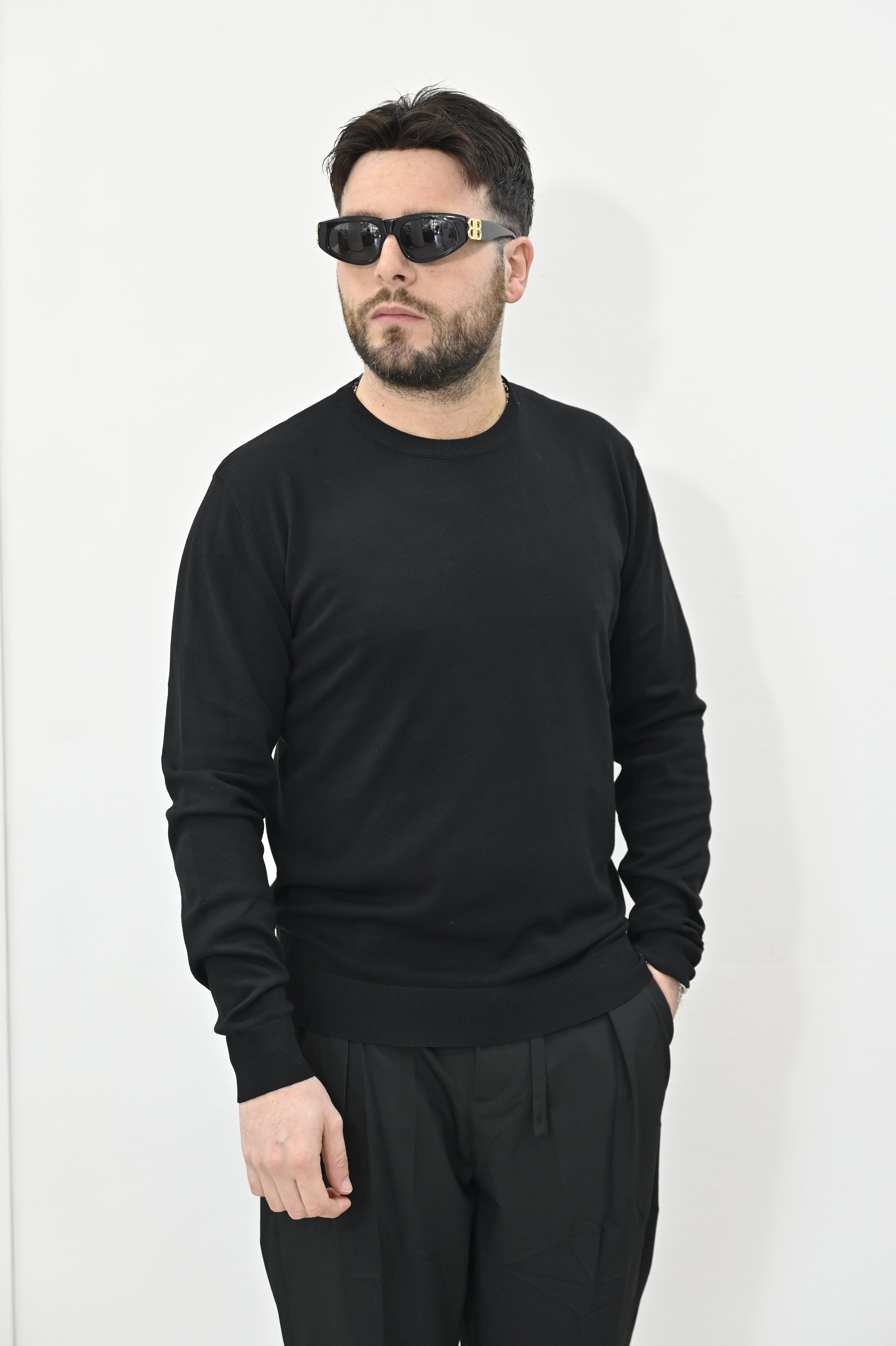 Maglioncino nero Gianni Lupo