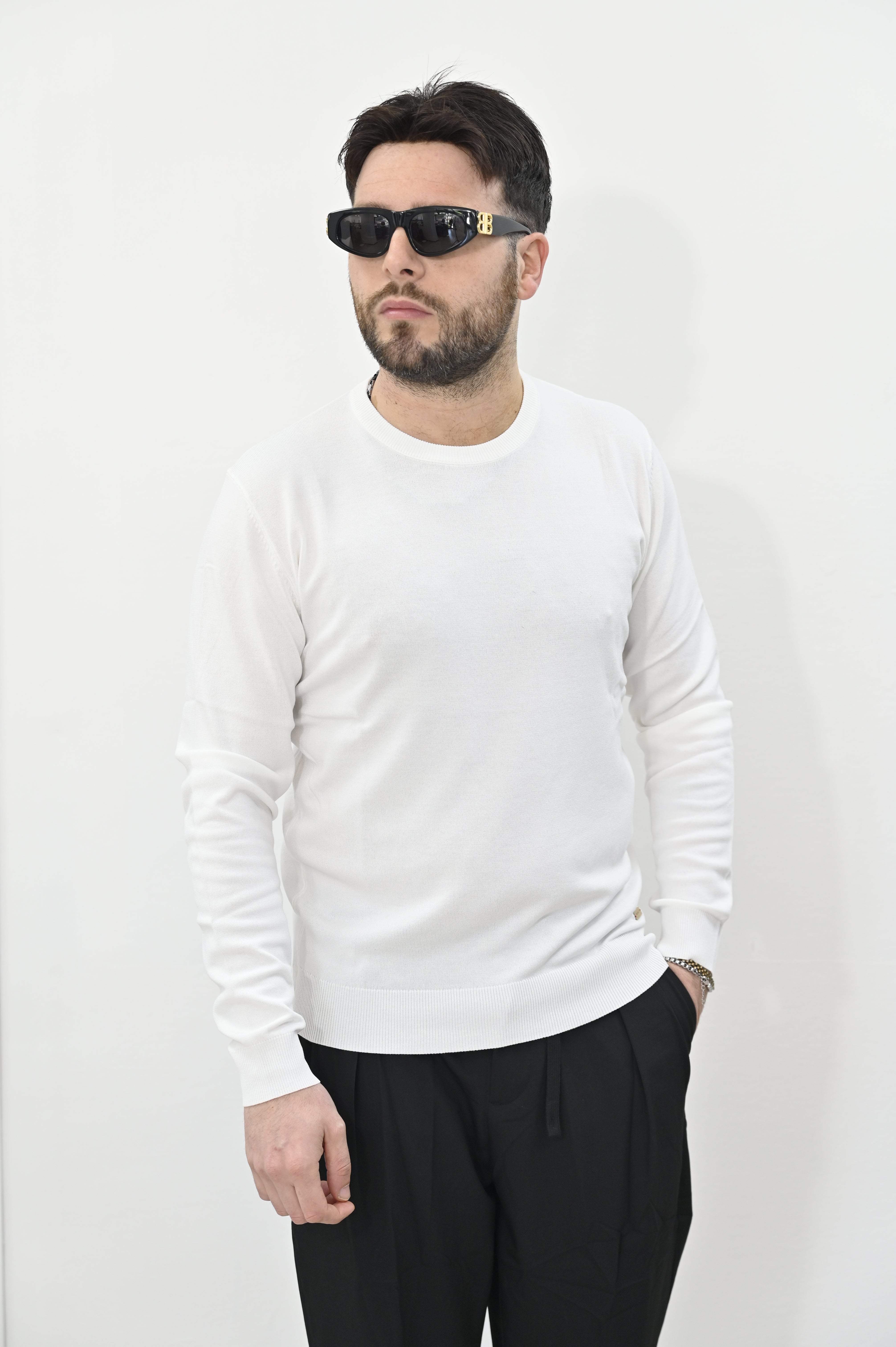 Maglioncino bianco Gianni Lupo