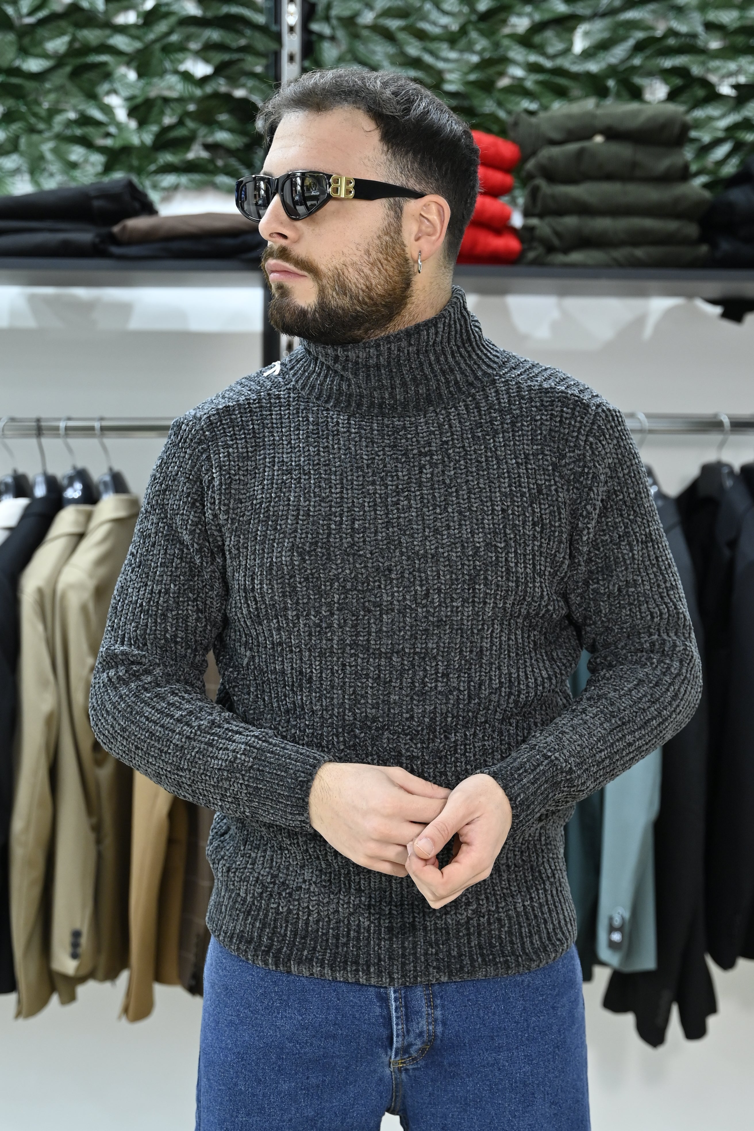 Dolcevita ciniglia grey