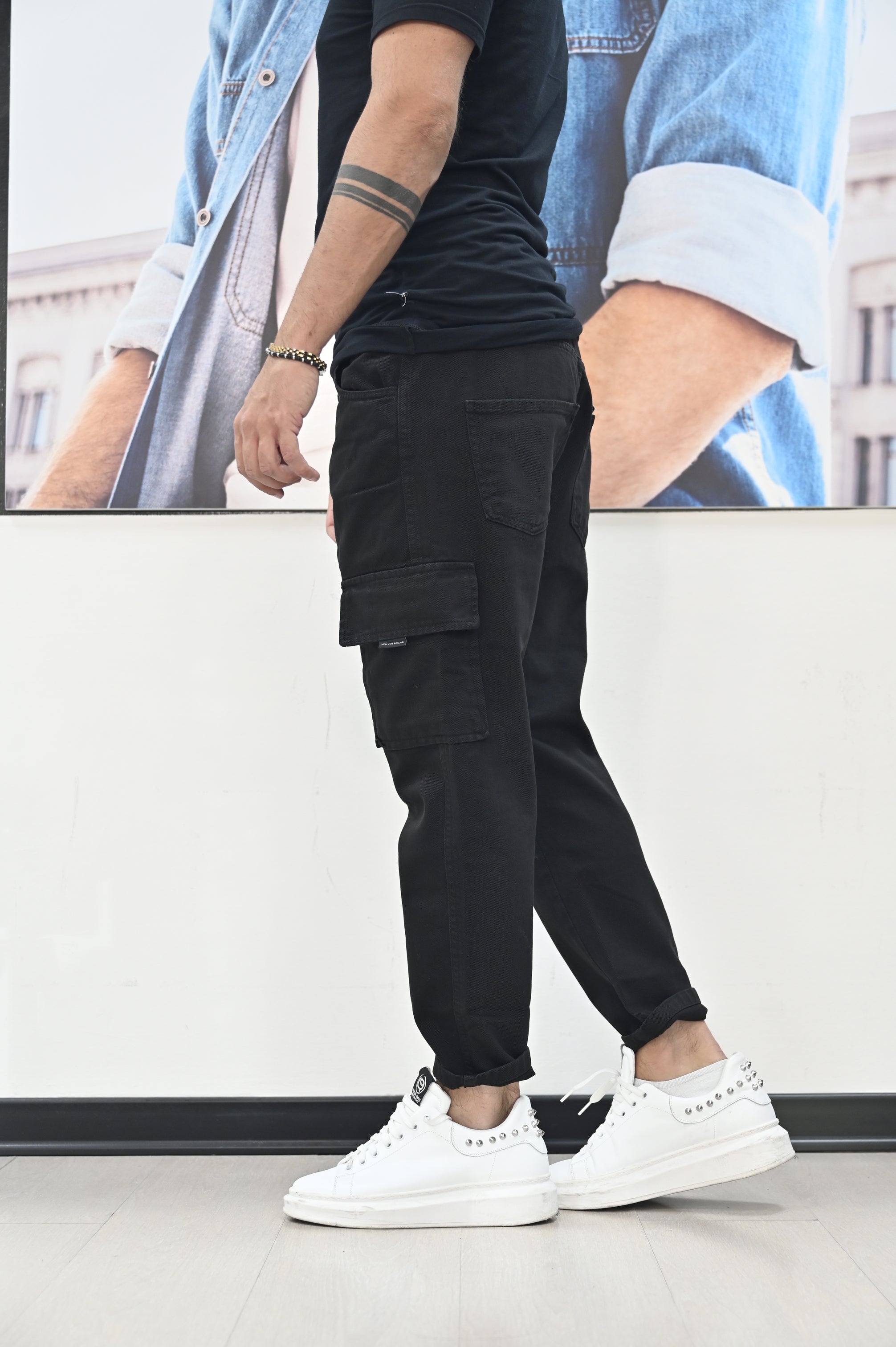 Jeans tasconato nero NJB