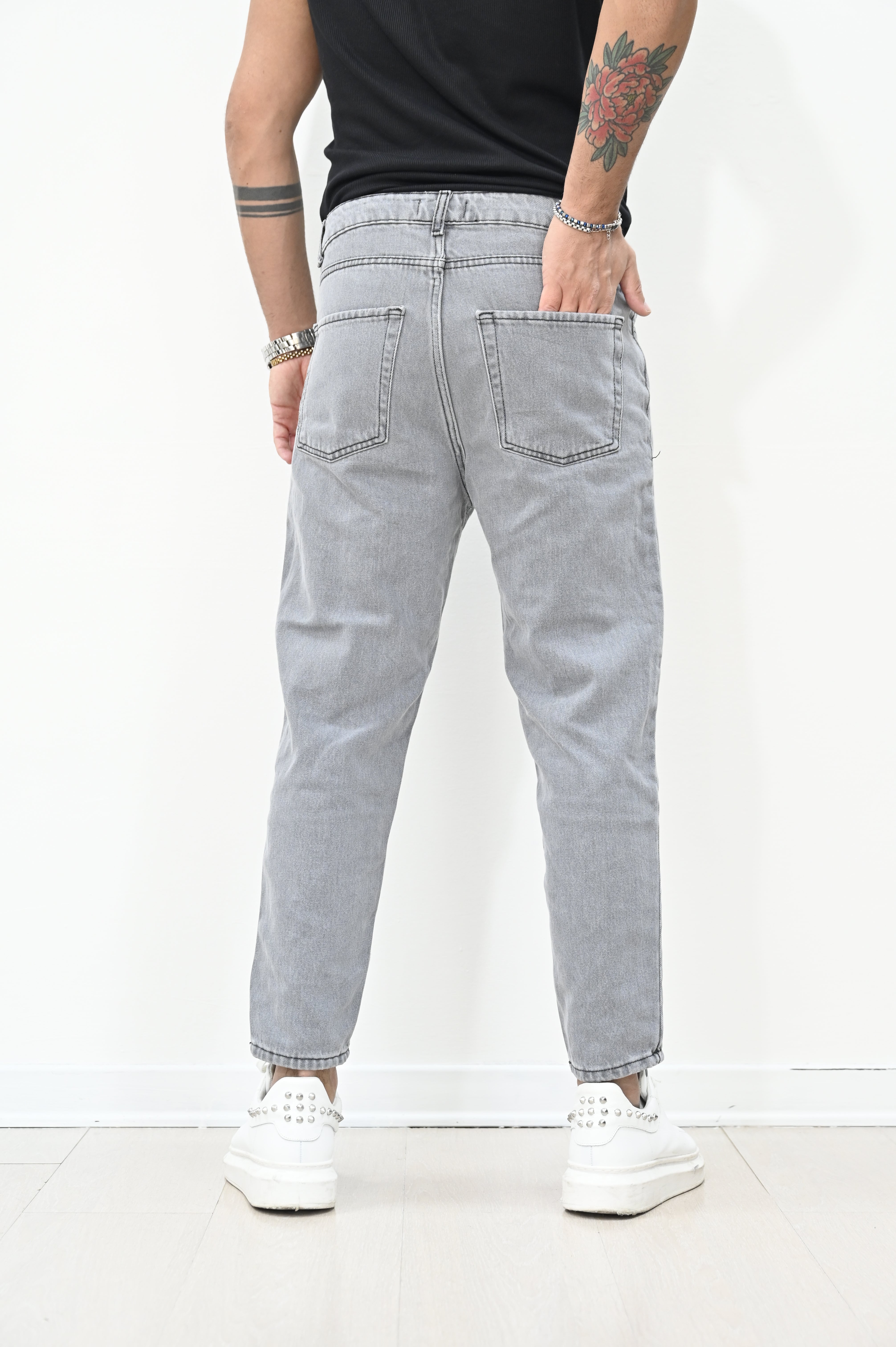 Jeans grigio basic