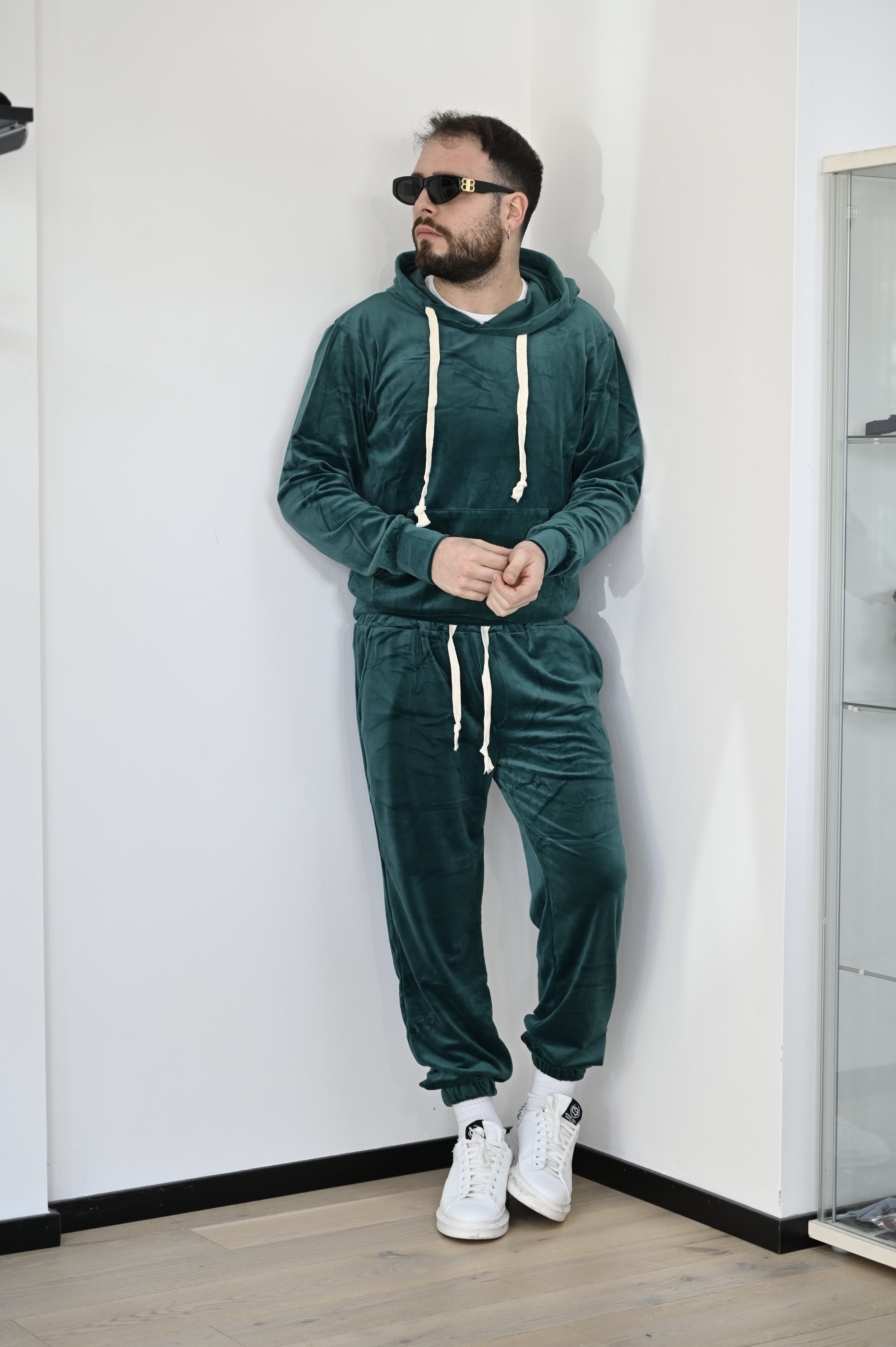 Tuta leggera completa verde