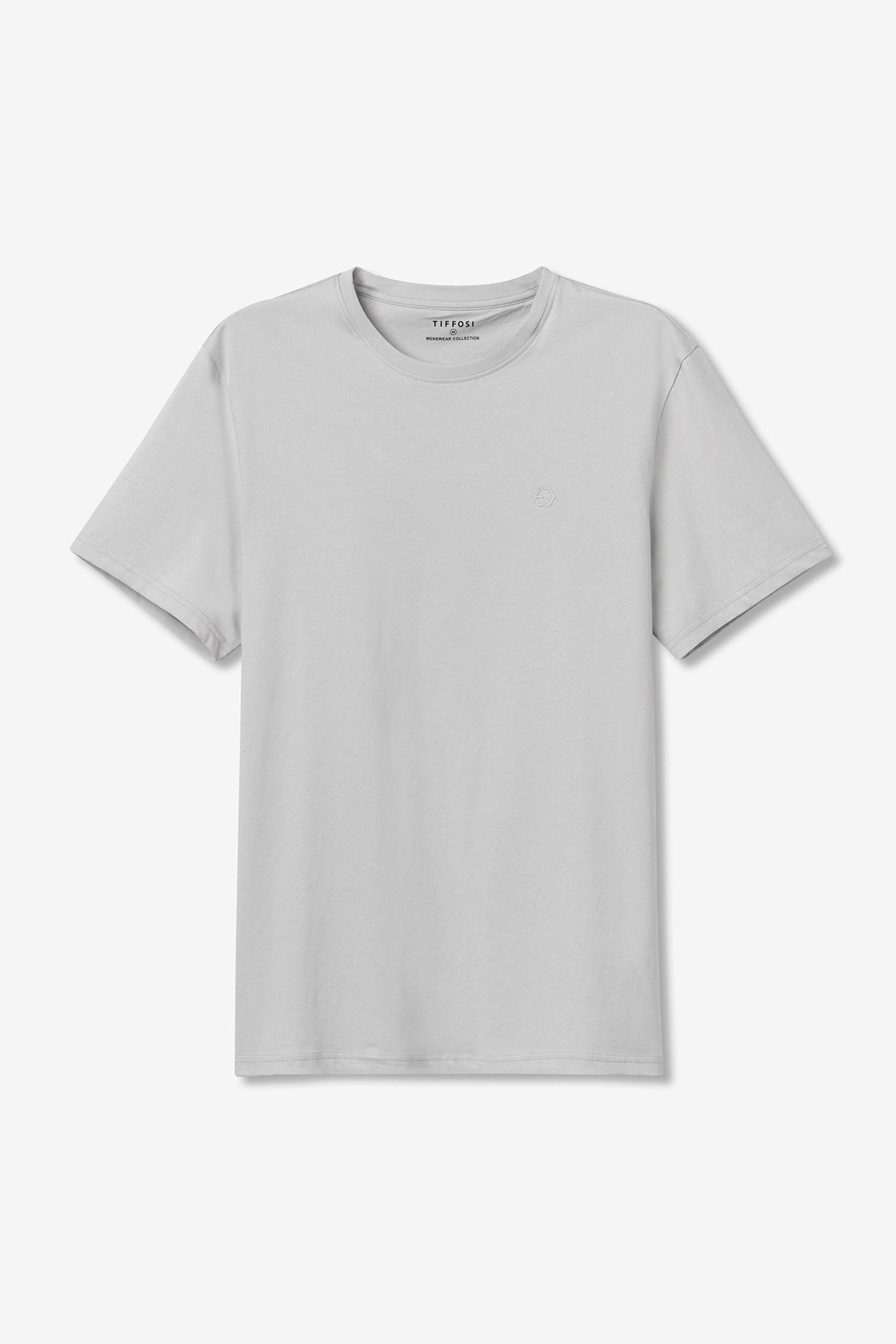 T-shirt basic grigia Tiffosi