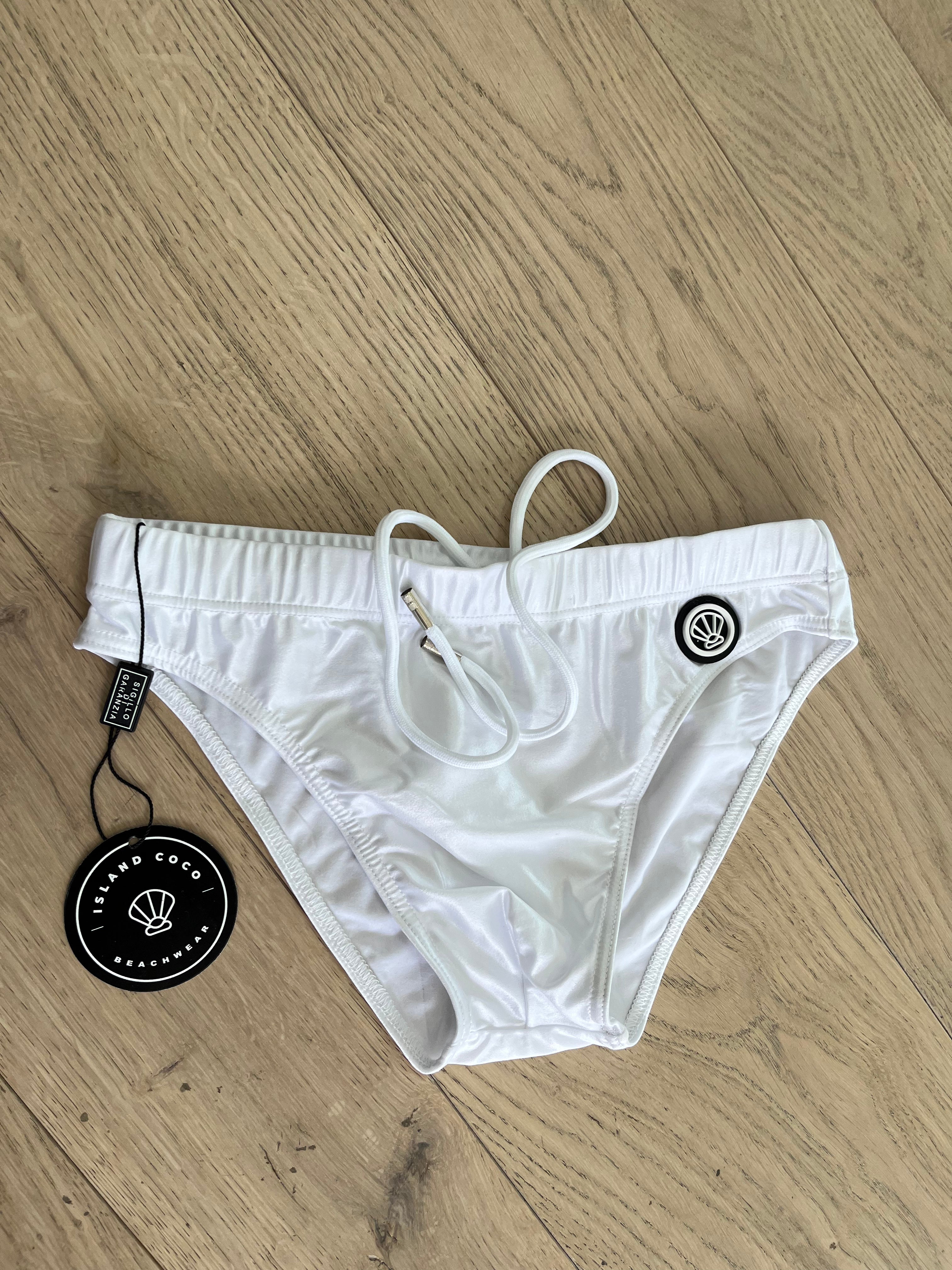 Costume Slip bianco island coco