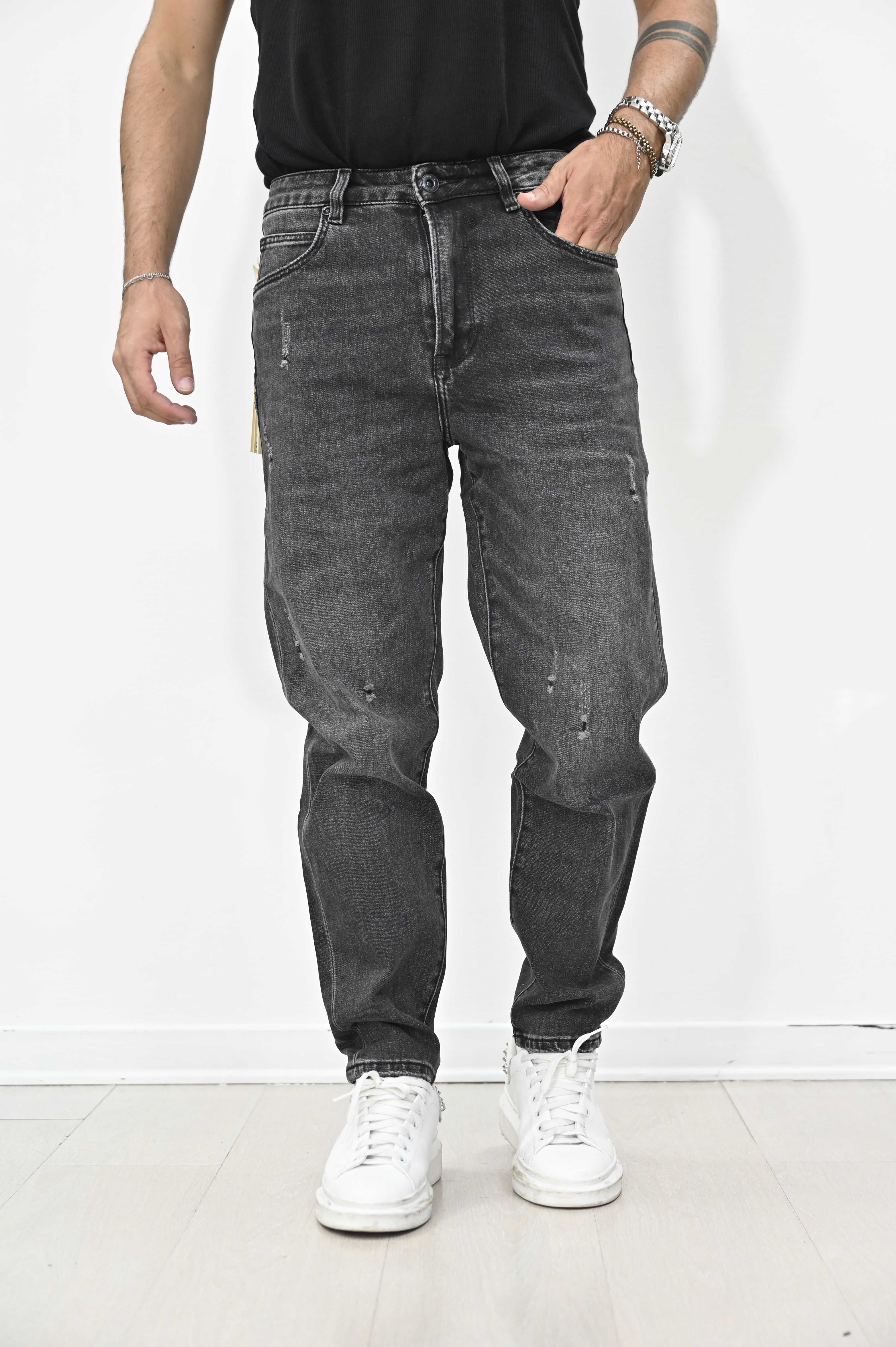 Jeans grigio Gianni Lupo