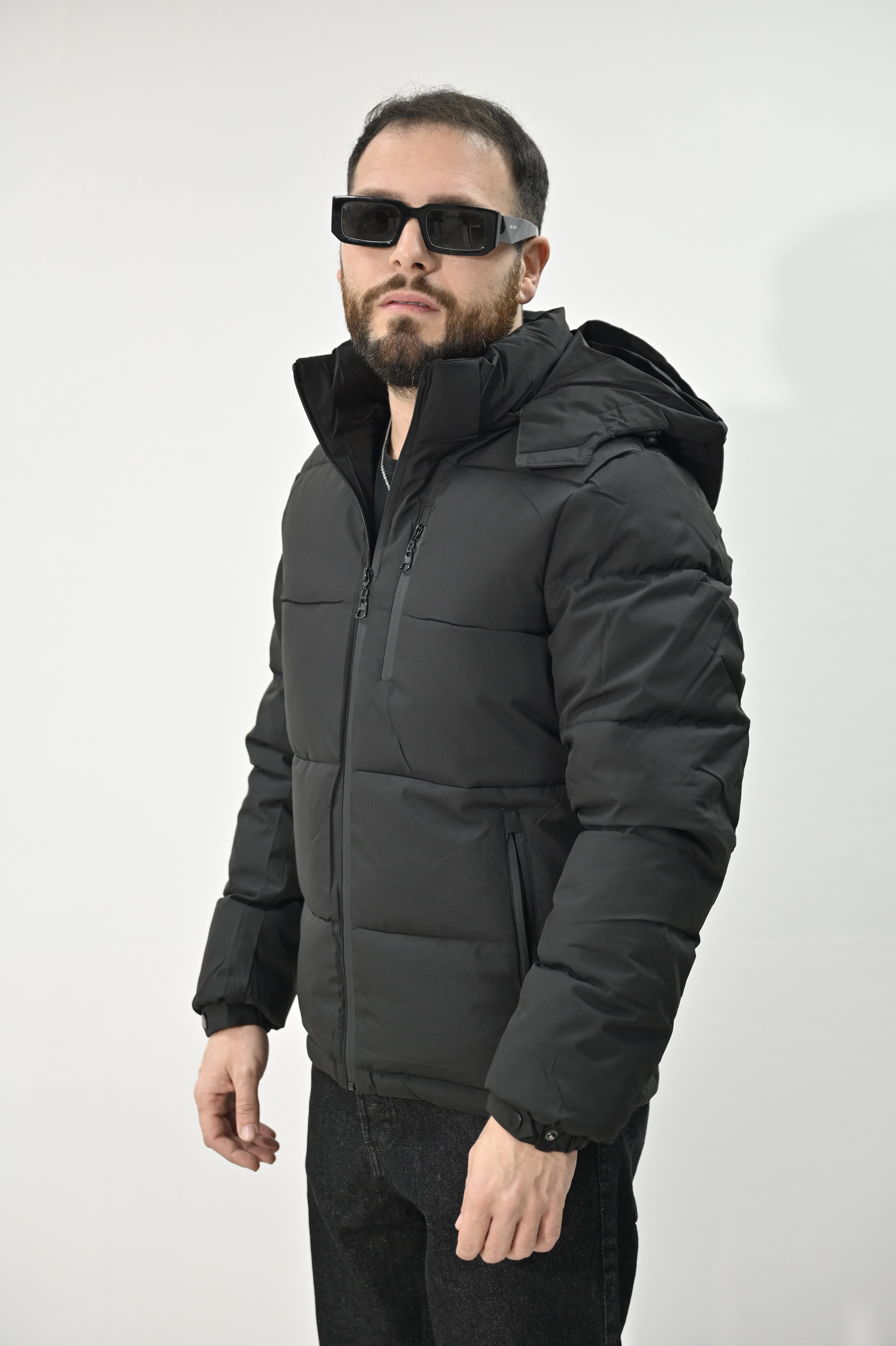 Giubbino alaska nero