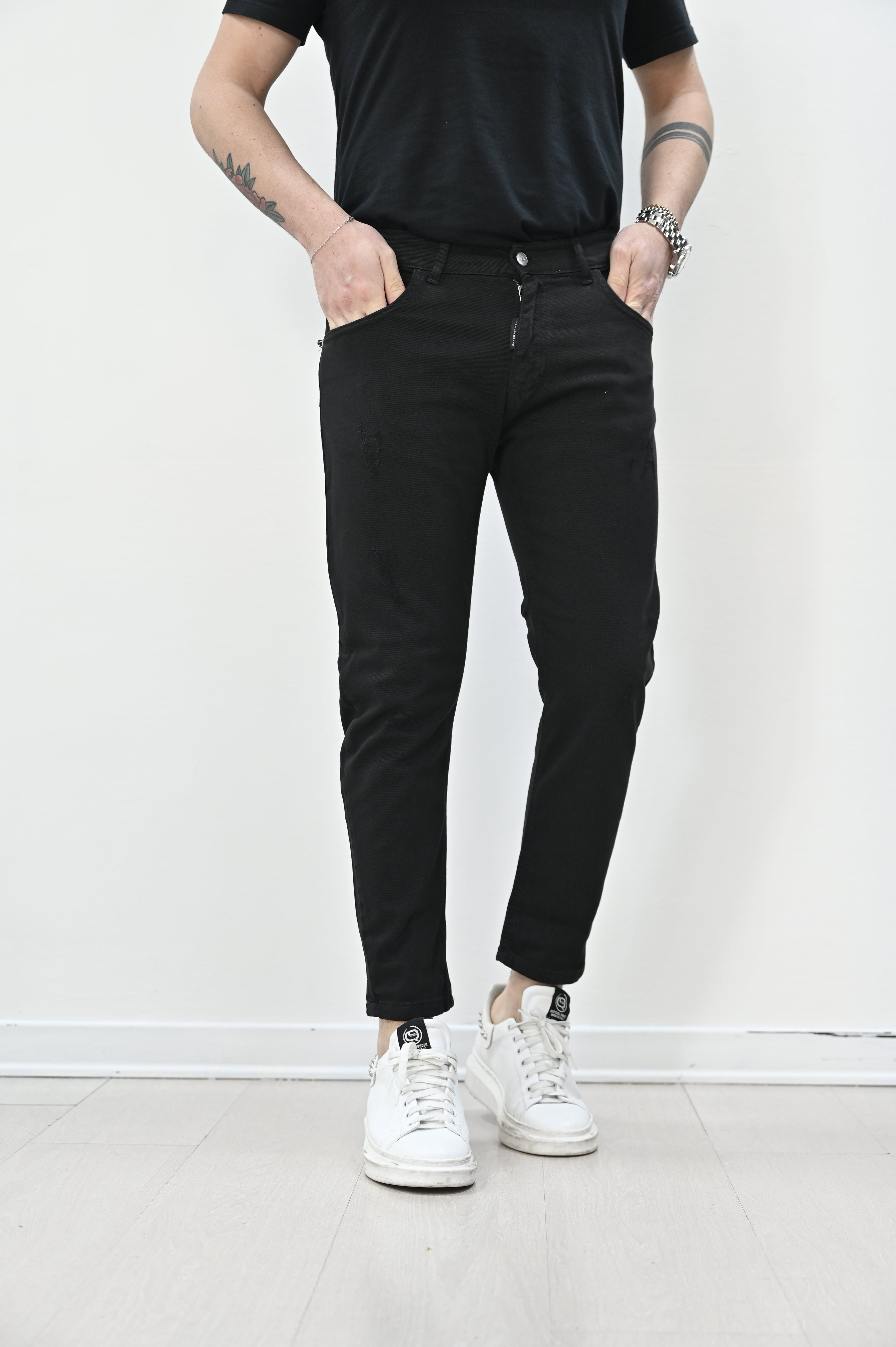 Jeans slim nero New Job Brand