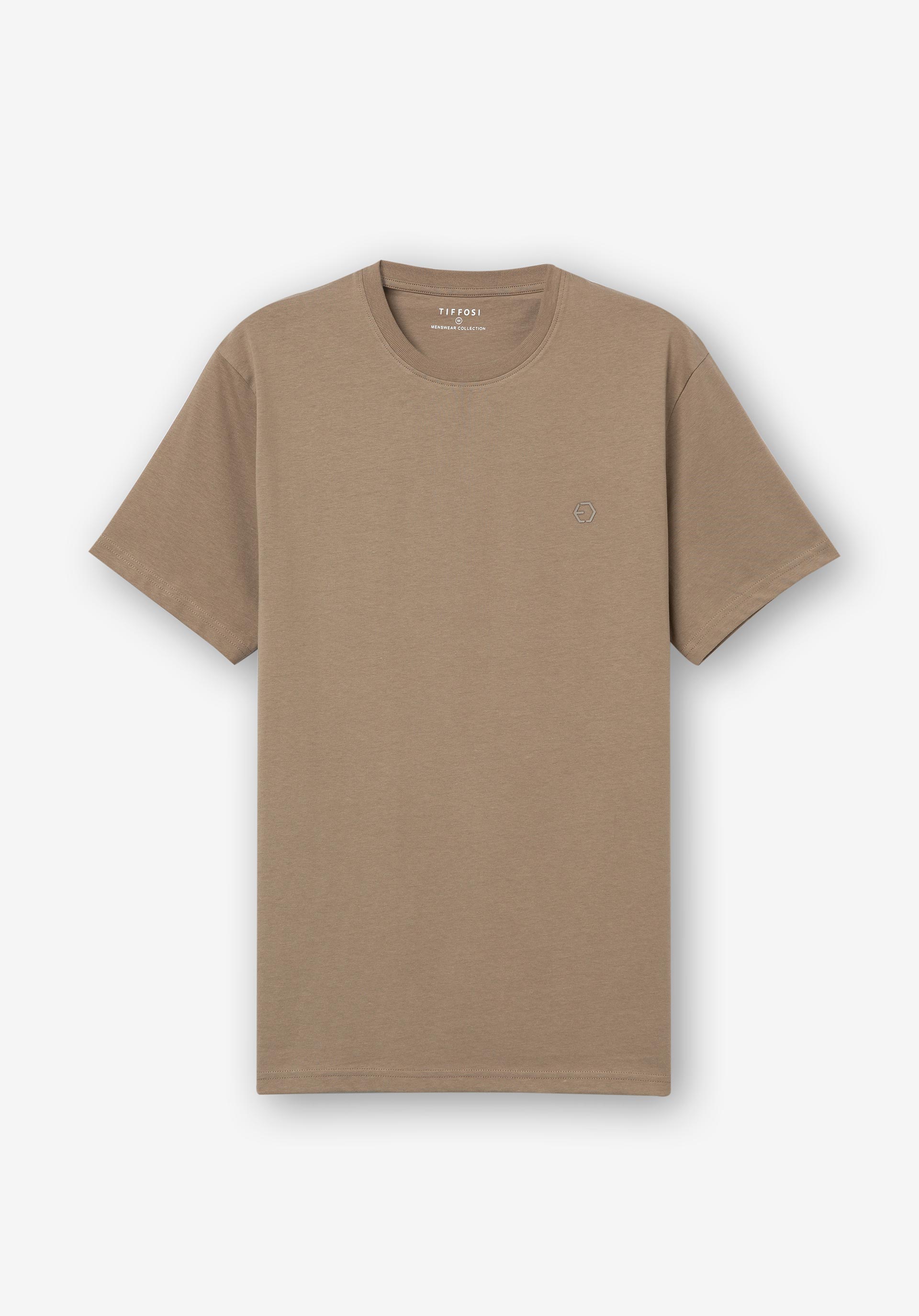 T-shirt basic tabacco Tiffosi