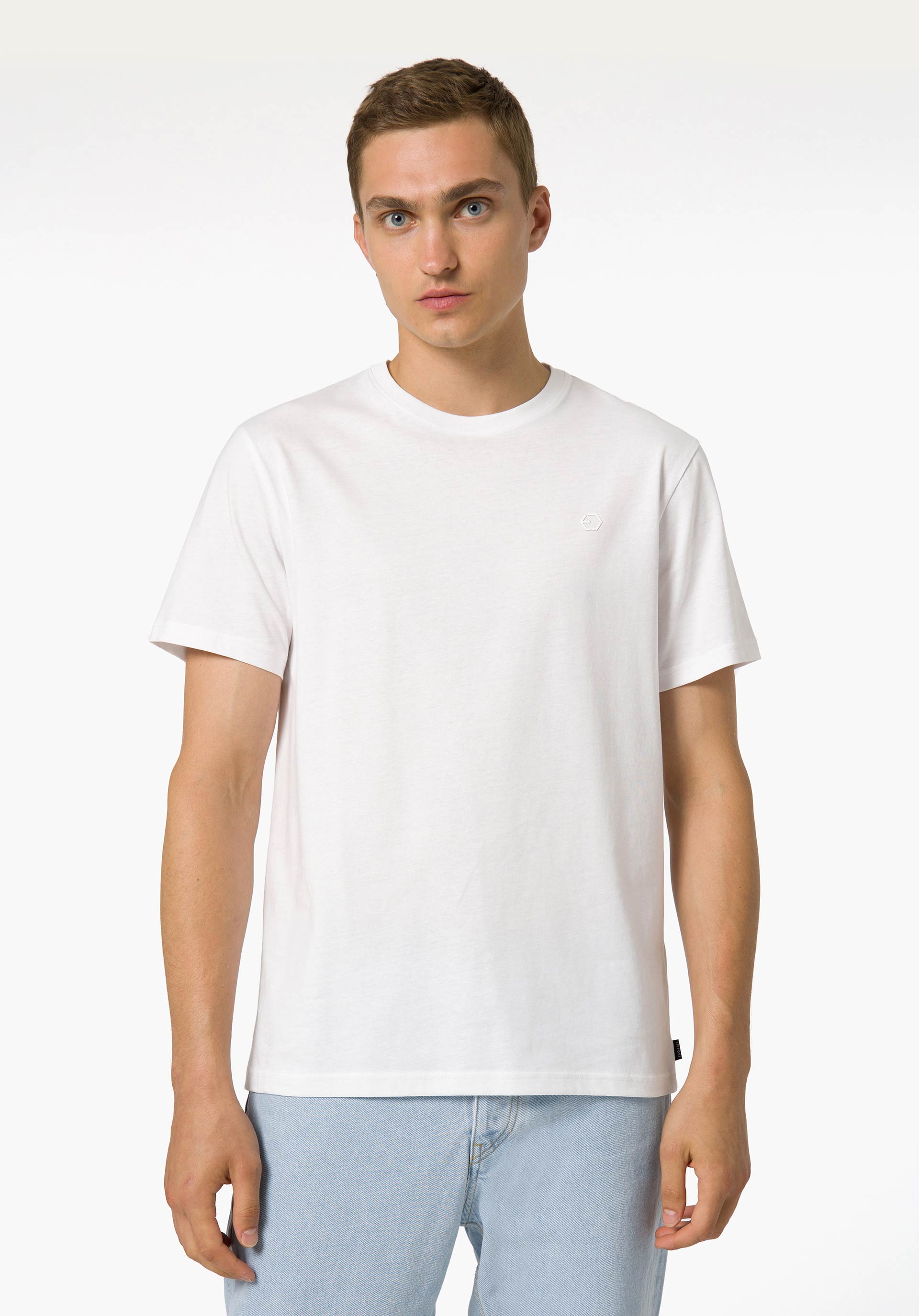 T-shirt basic bianca Tiffosi