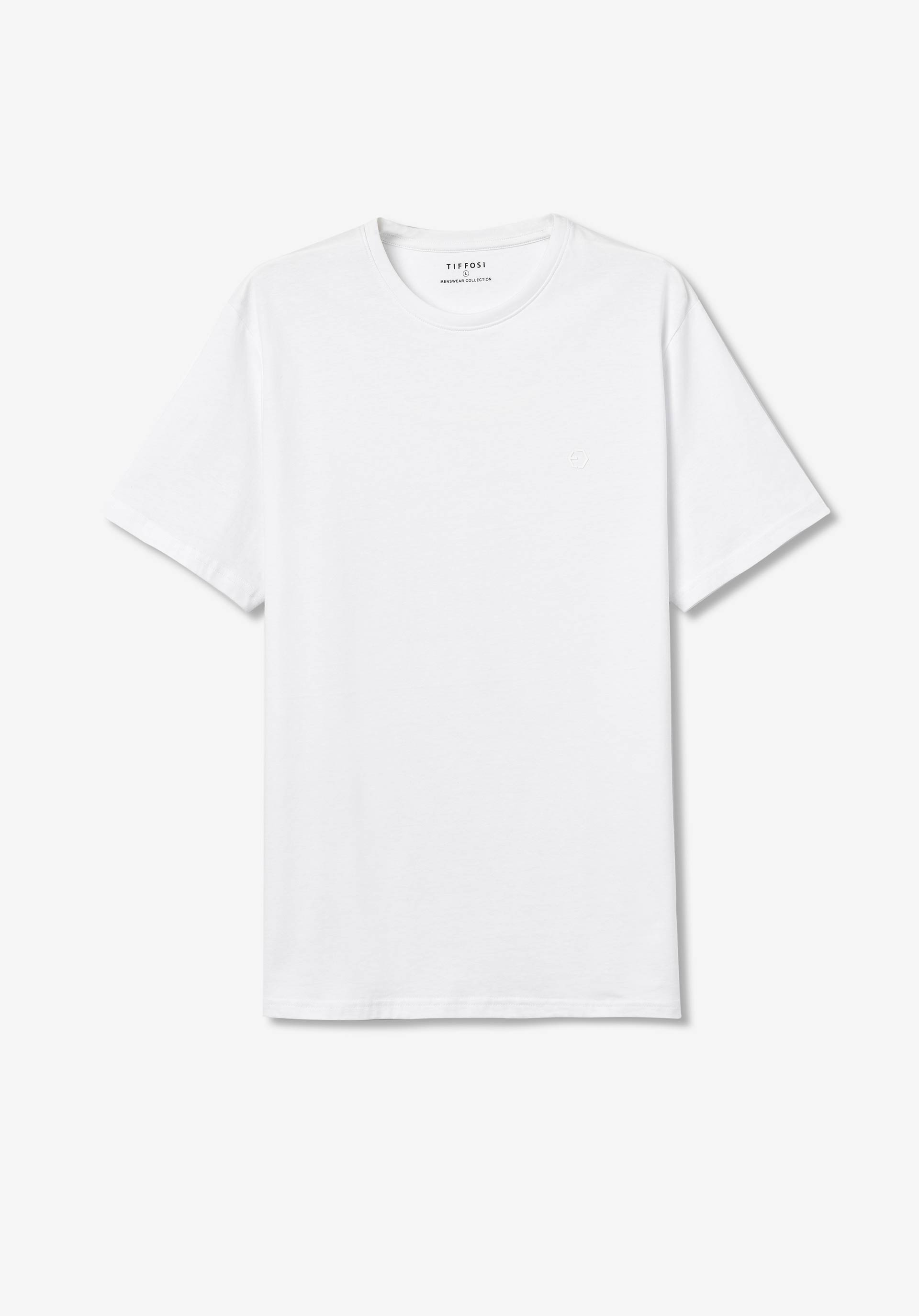 T-shirt basic bianca Tiffosi