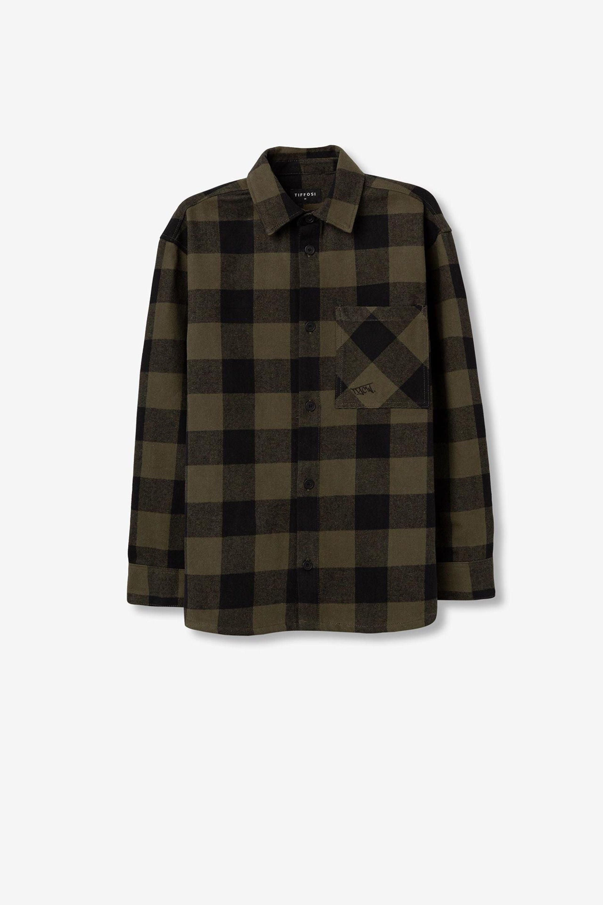 Overshirt quadri Tiffosi
