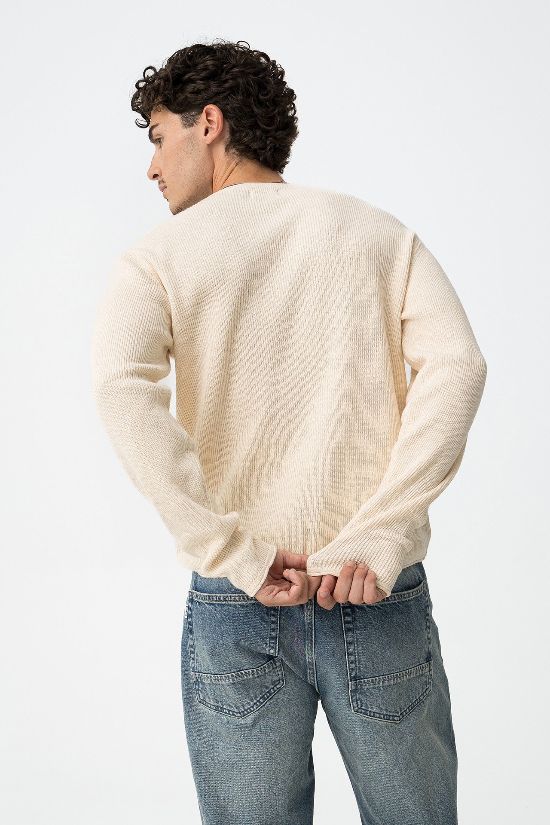 Maglioncino cropped crema Tiffosi