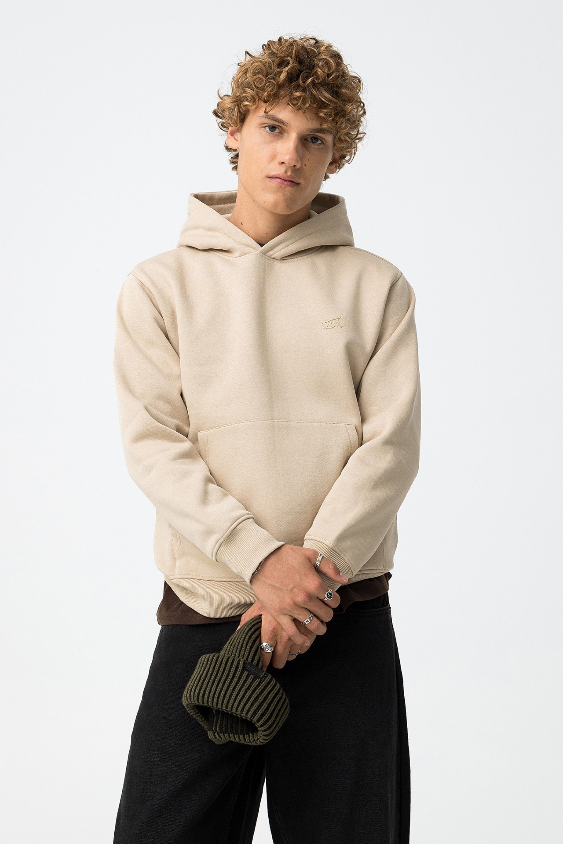 Felpa basic beige Tiffosi
