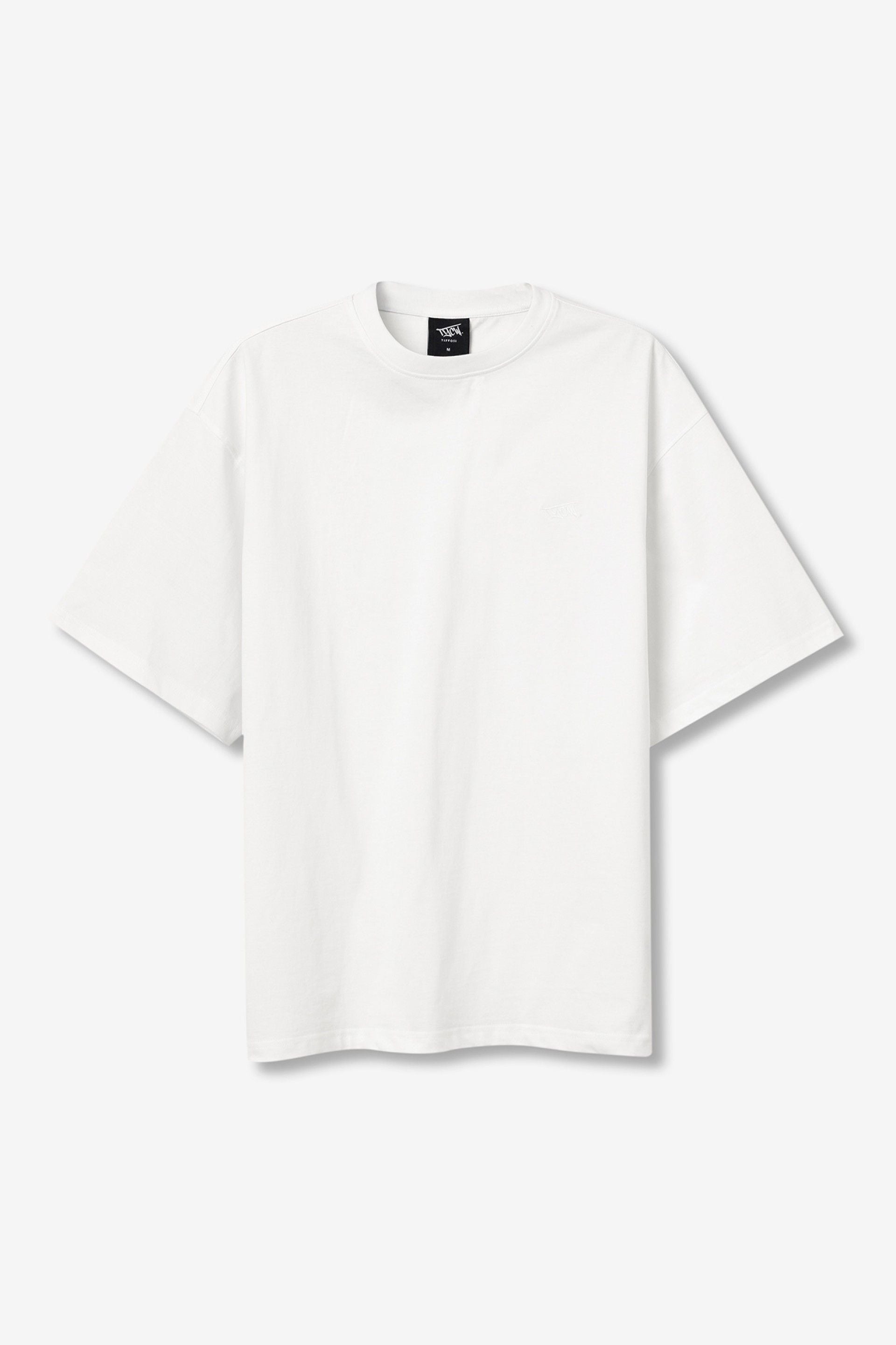 T-shirt boxy fit bianca Tiffosi