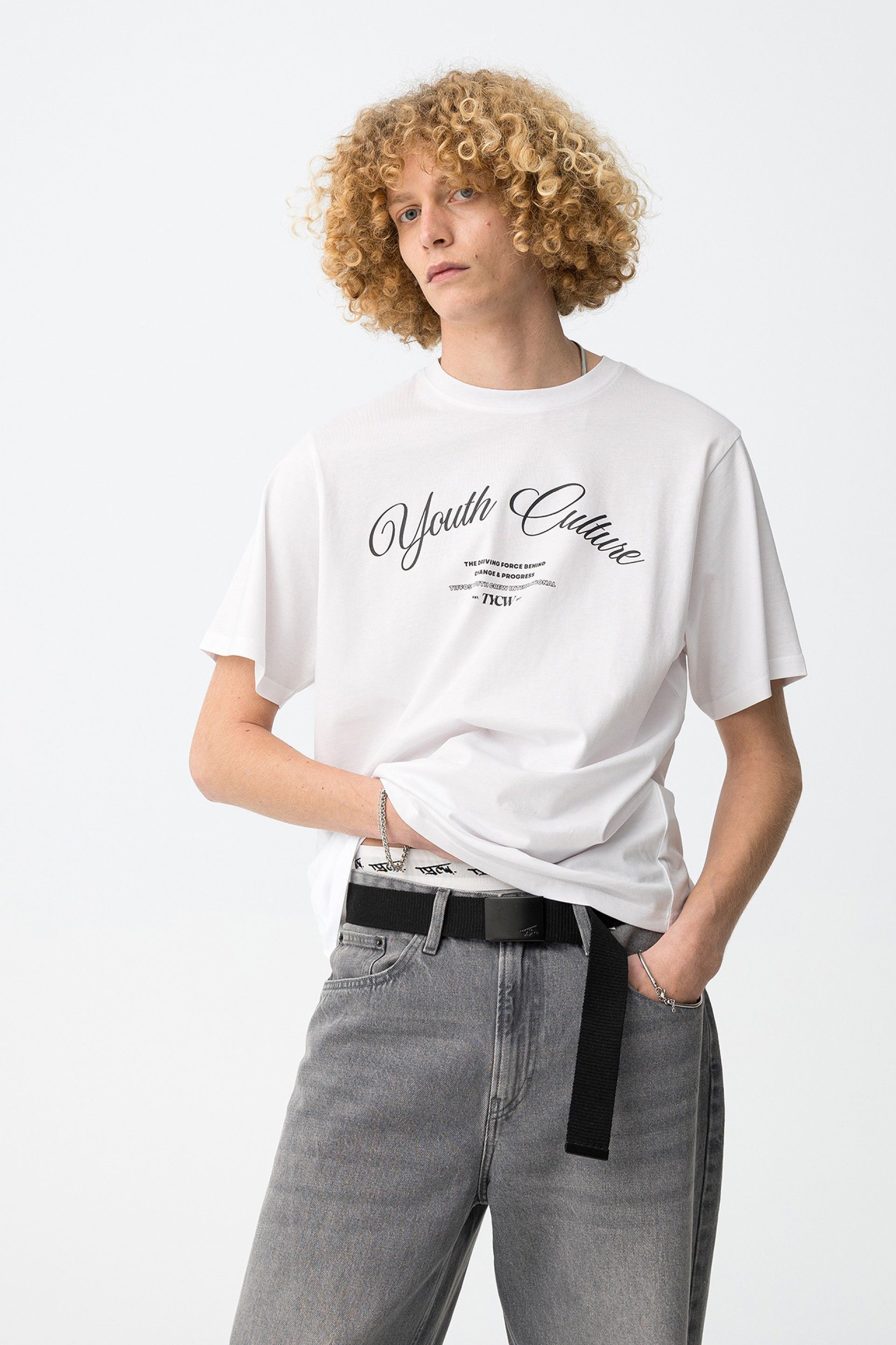 T-shirt art. Riley bianca Tiffosi