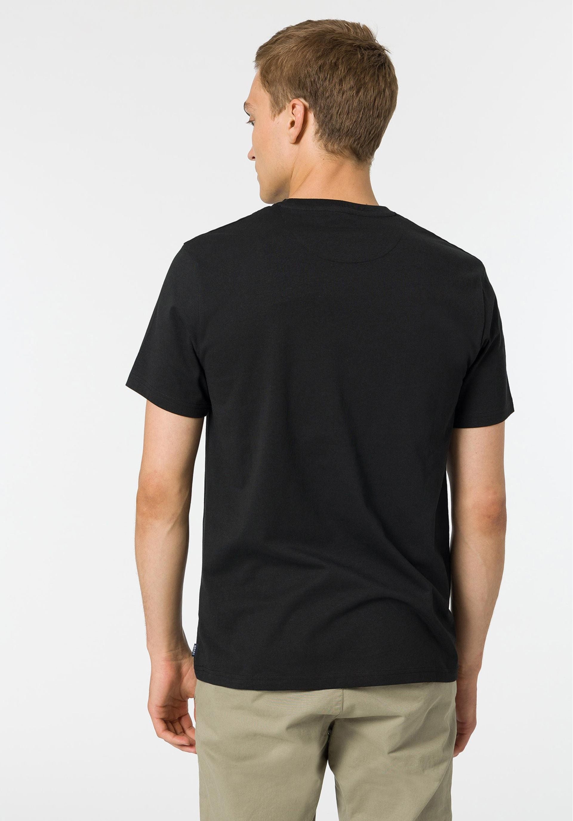 T-shirt basic nera Tiffosi