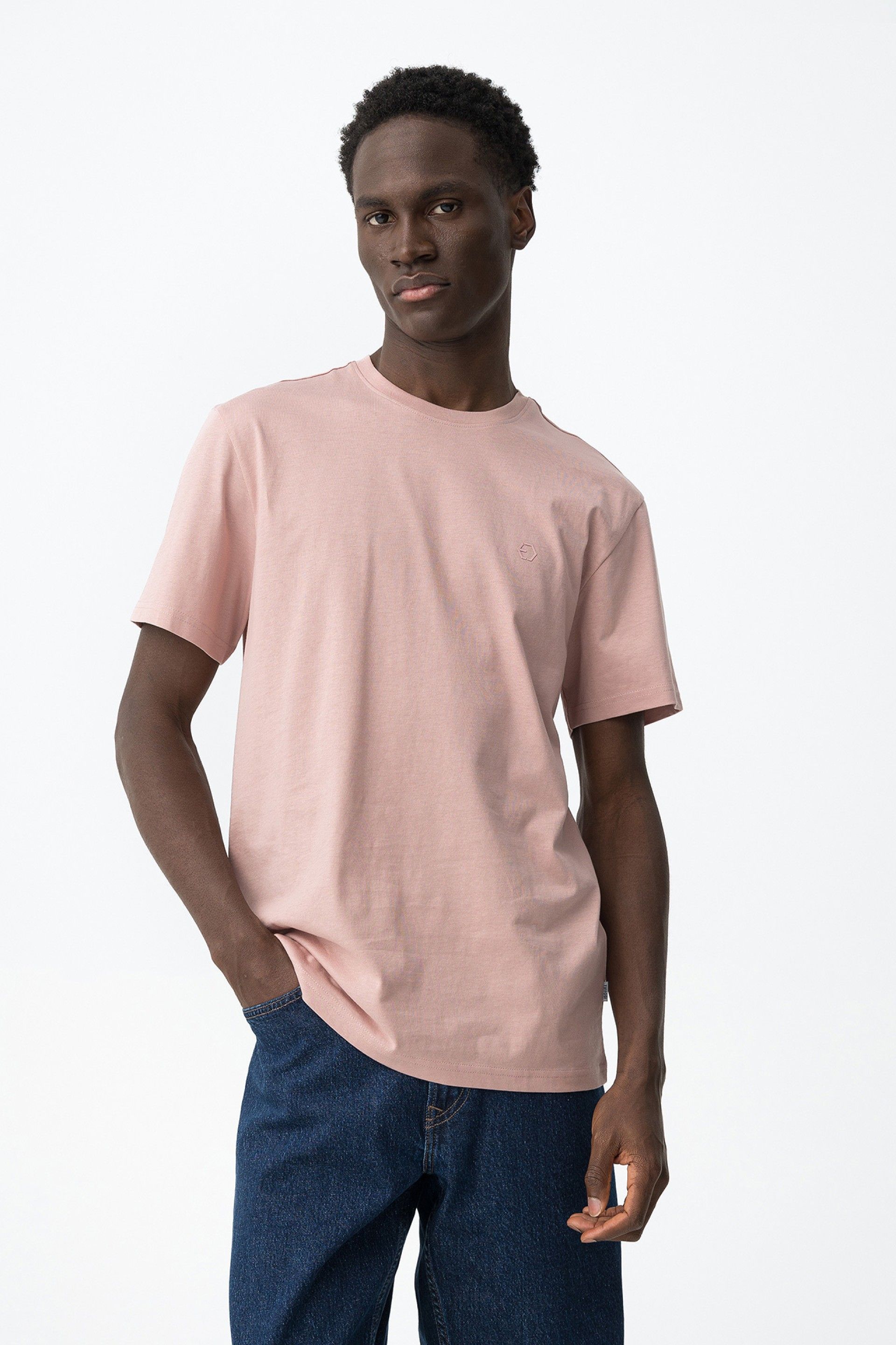 T-shirt basic rosa Tiffosi