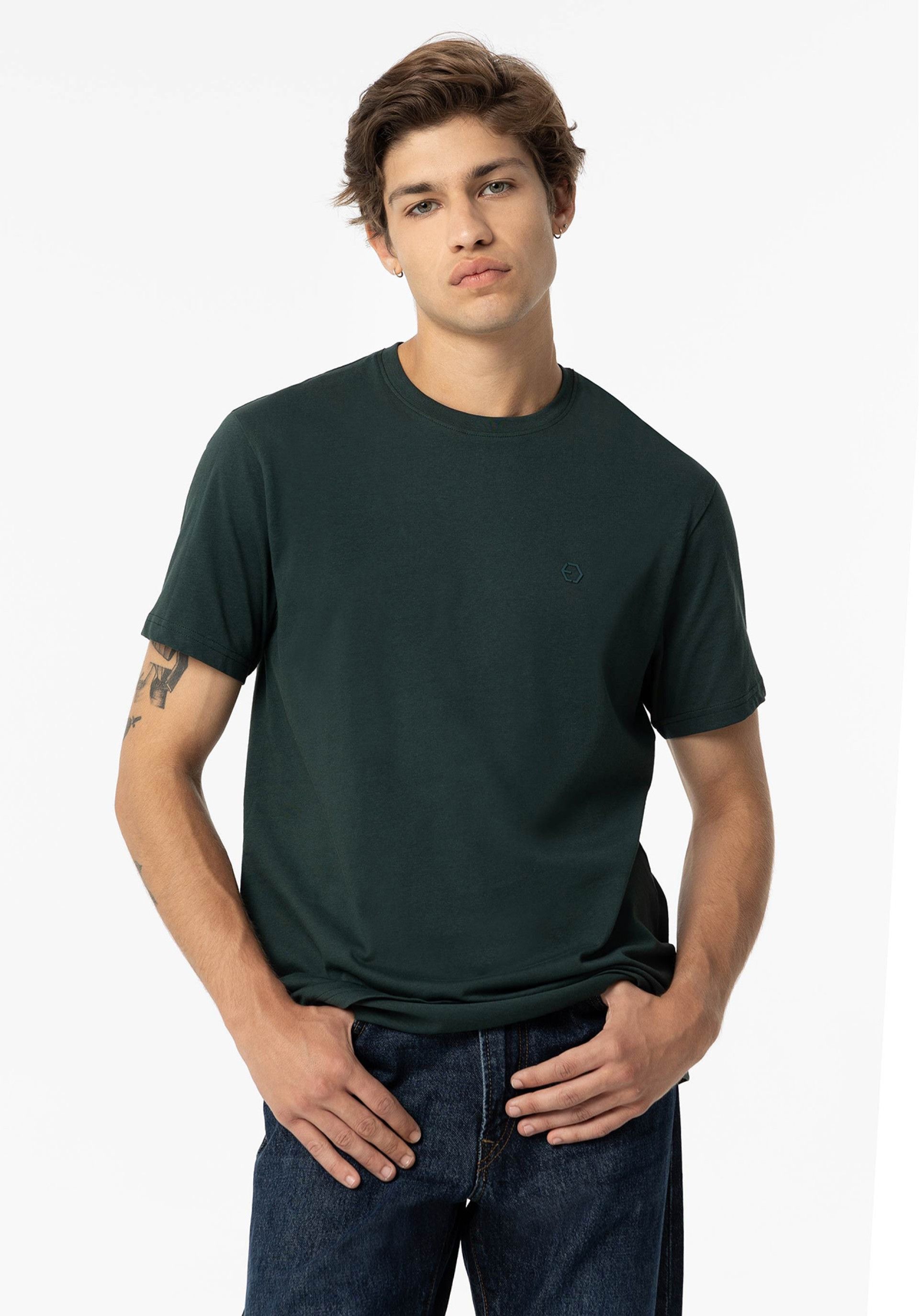 T-shirt basic green Tiffosi