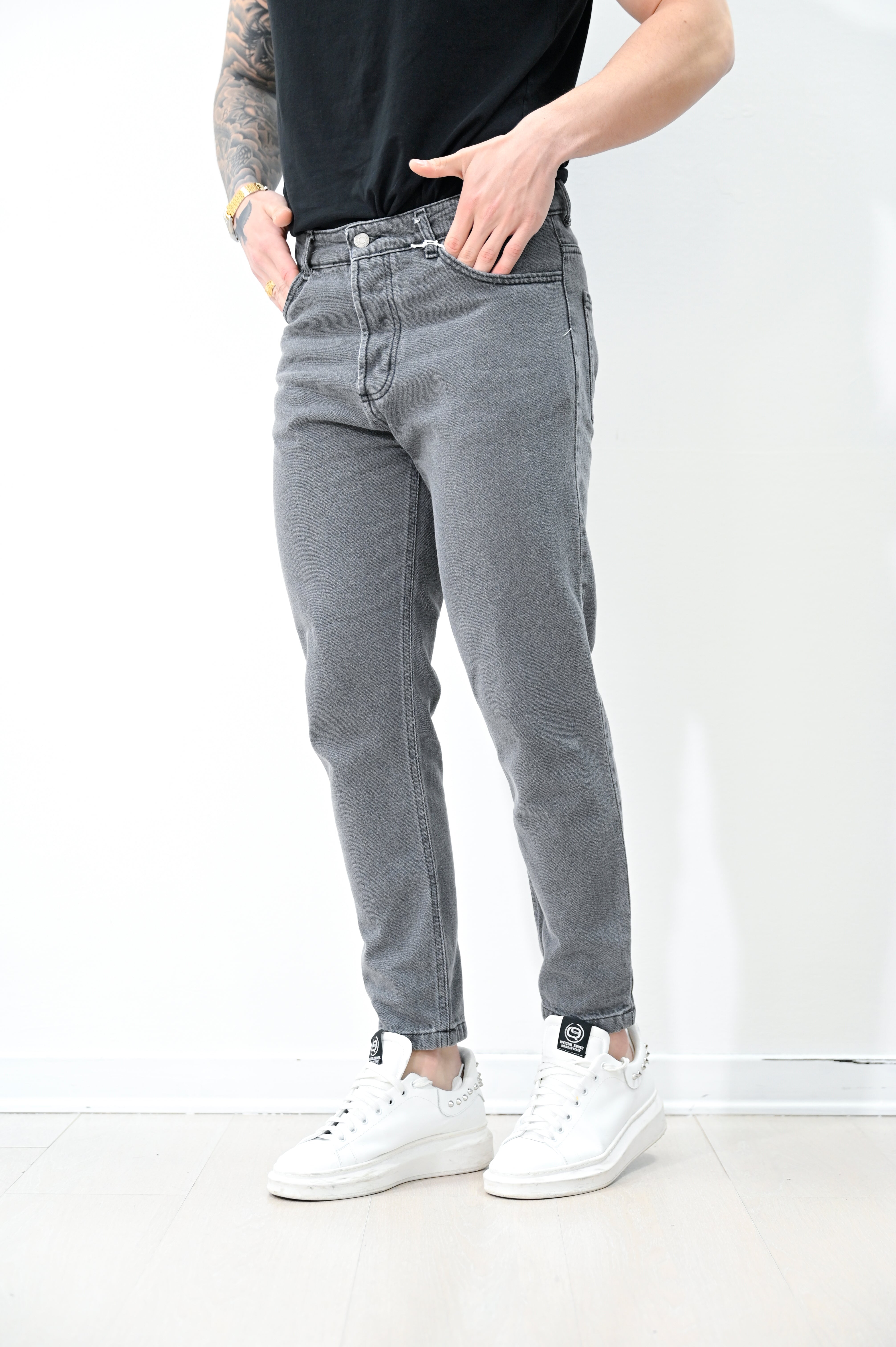 Jeans grigio basic
