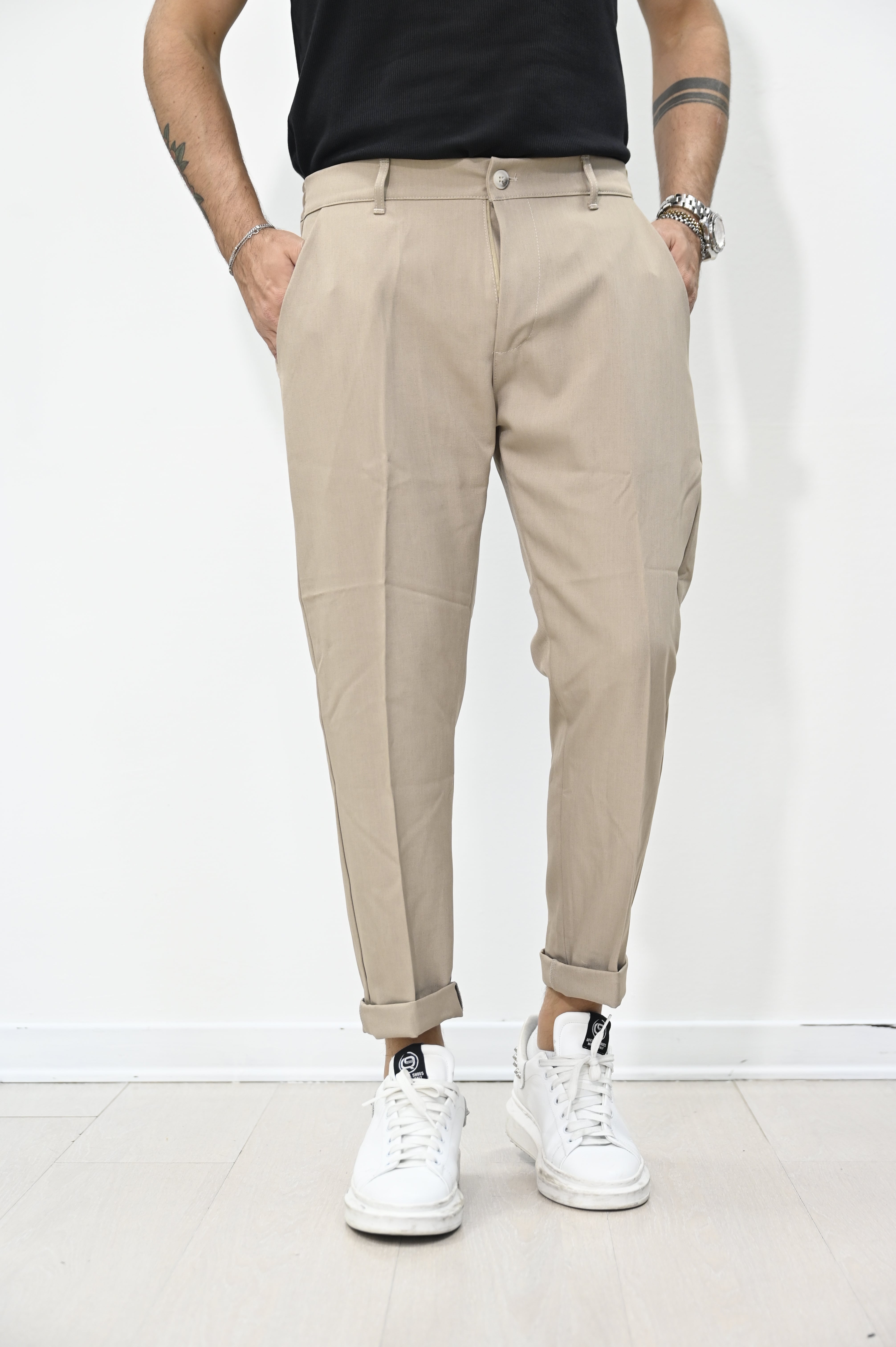 Pantalone venezia beige